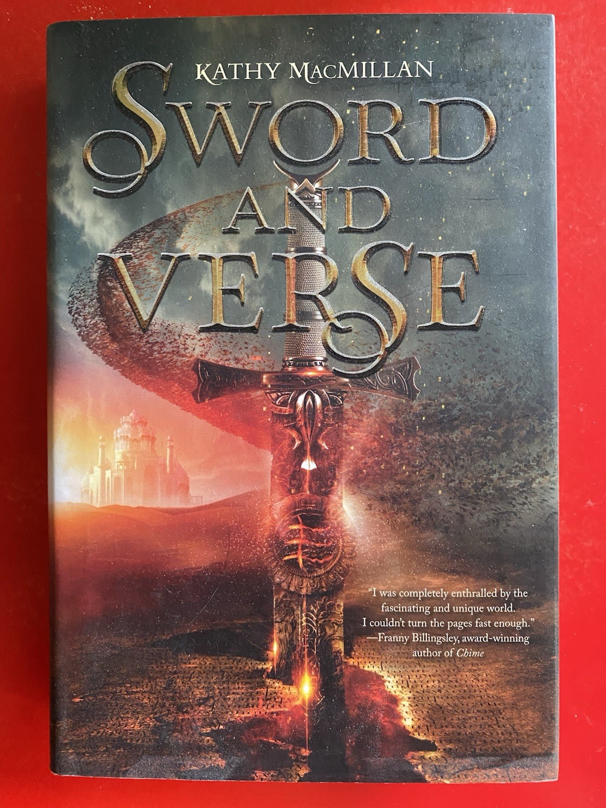 Kathy MacMillan Sword and Verse Signed Inscribed Hardcover HarperTeen 2016