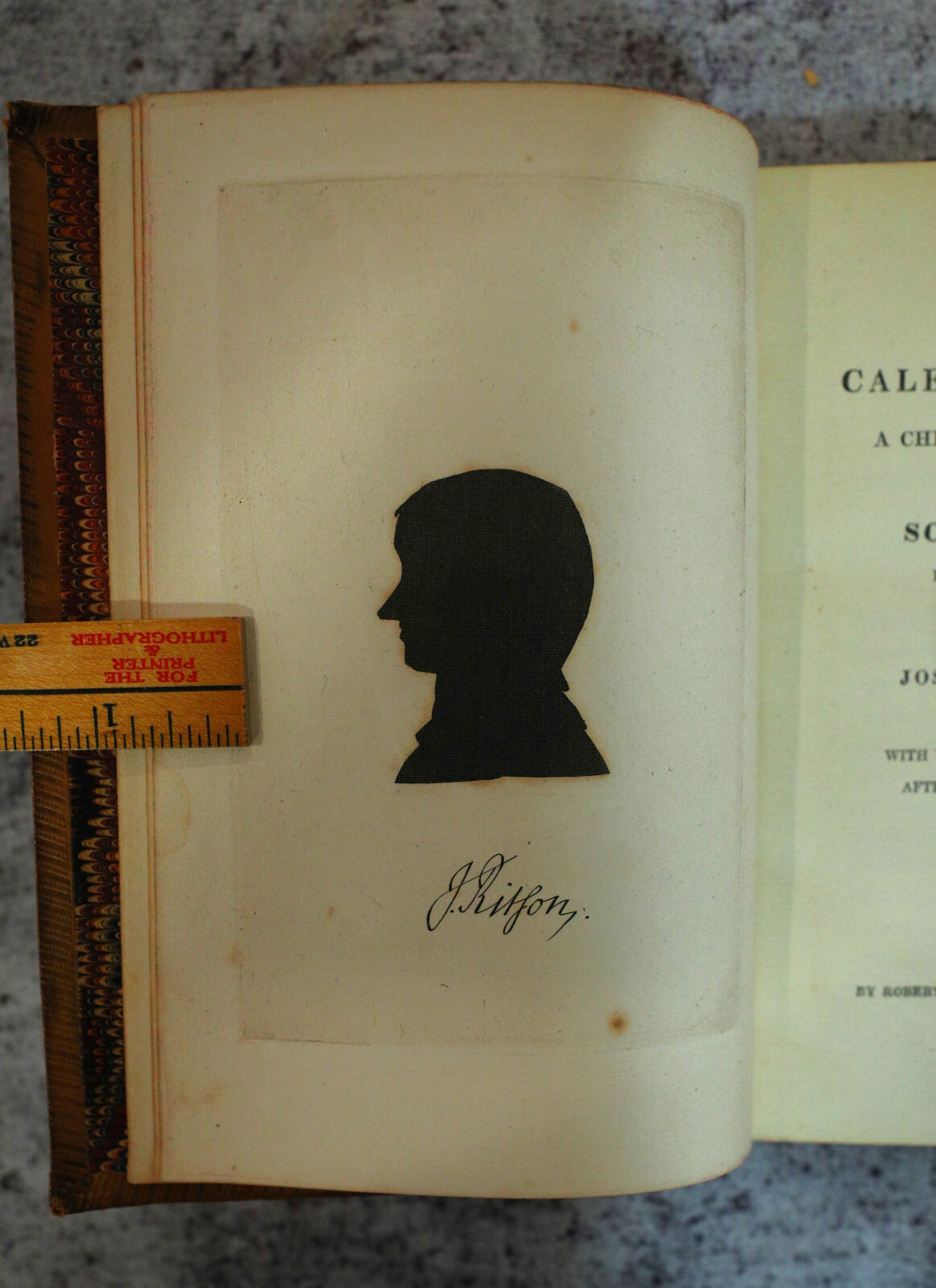 [Sh12] Fine Binding signed Hayday 1821, Caledonian Muse Scottish Poetry J Ritson
