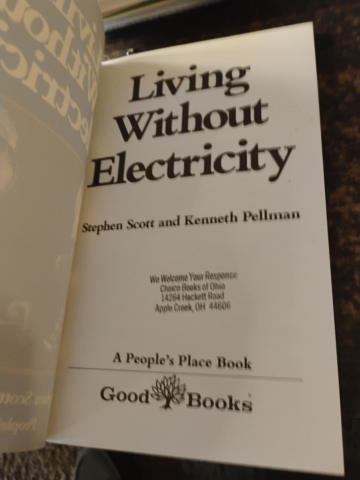 Living Without Electricity Paperback Book By Stephen Scott And Kenneth…