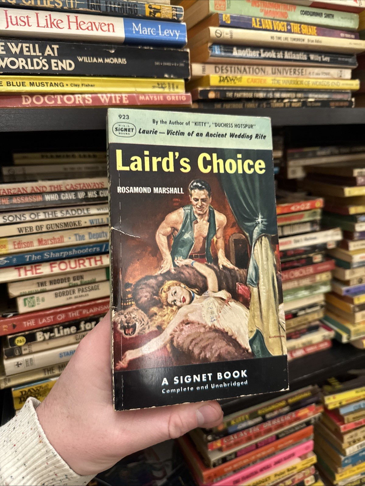 1952 LAIRD’S CHOICE by Rosamond Marshall 1st Signet 923 Paperback