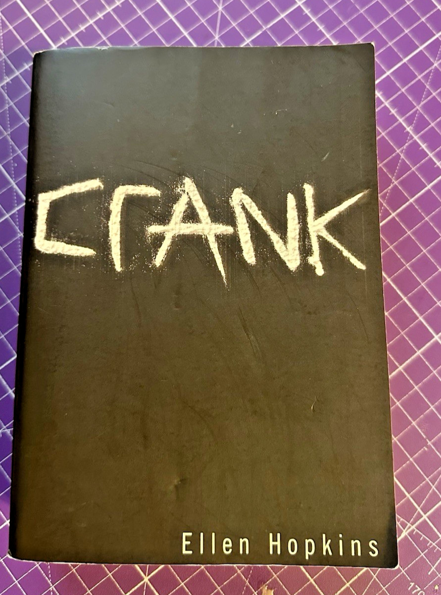 Simon Pulse Crank Novel YA Ellen Hopkins Paperback Black Verse Fiction First Ed