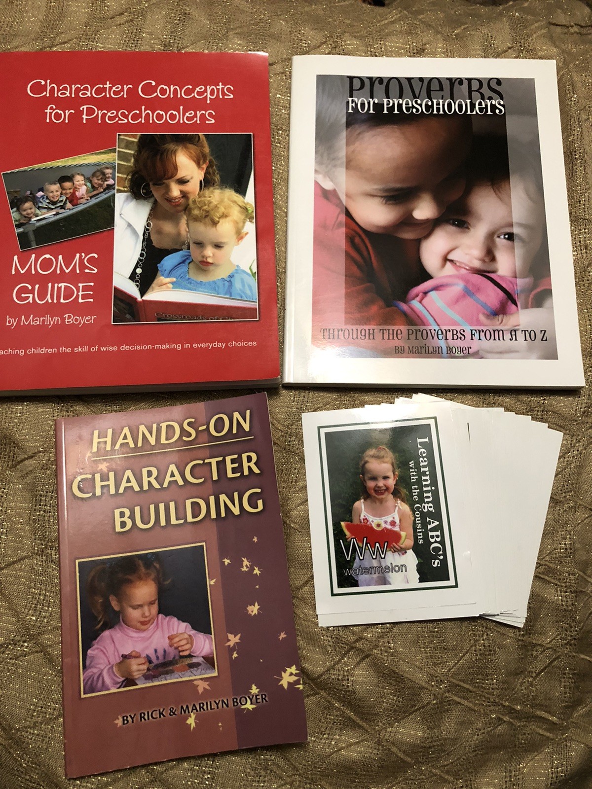 Character Concepts for Preschoolers Guide Proverbs Marilyn Boyer Hands-on ABC