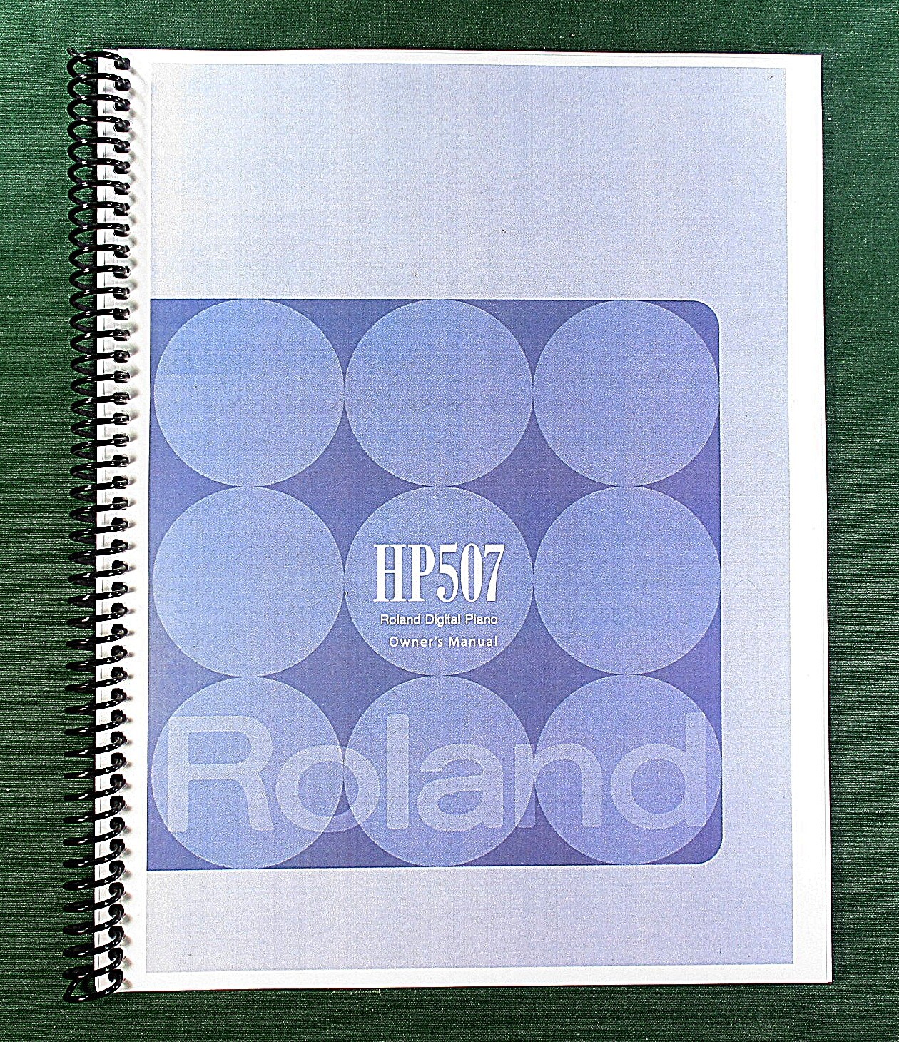 Roland HP507 Owner’s Instruction Manual: 68 Pages & Protective Covers!