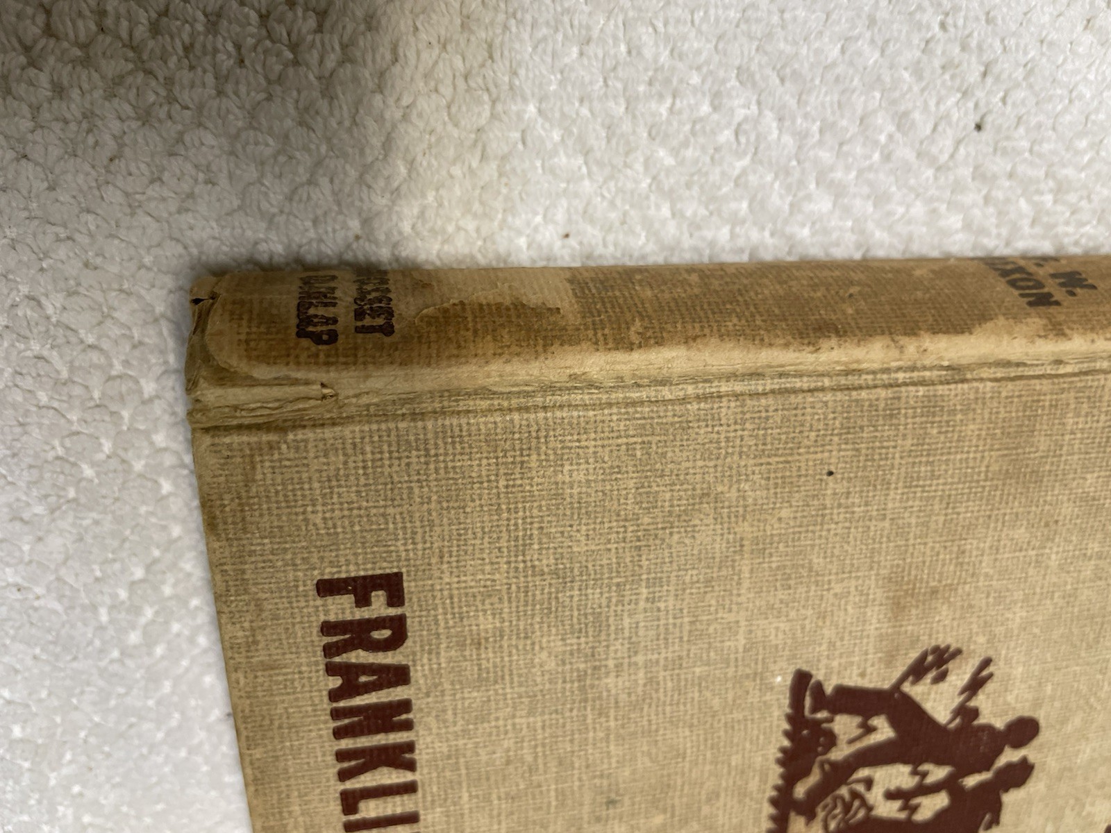 Lot of 6 Vintage Hardy Boys Books F. W. Dixon 1920s-30s-40s-50s Tweed Hardcover