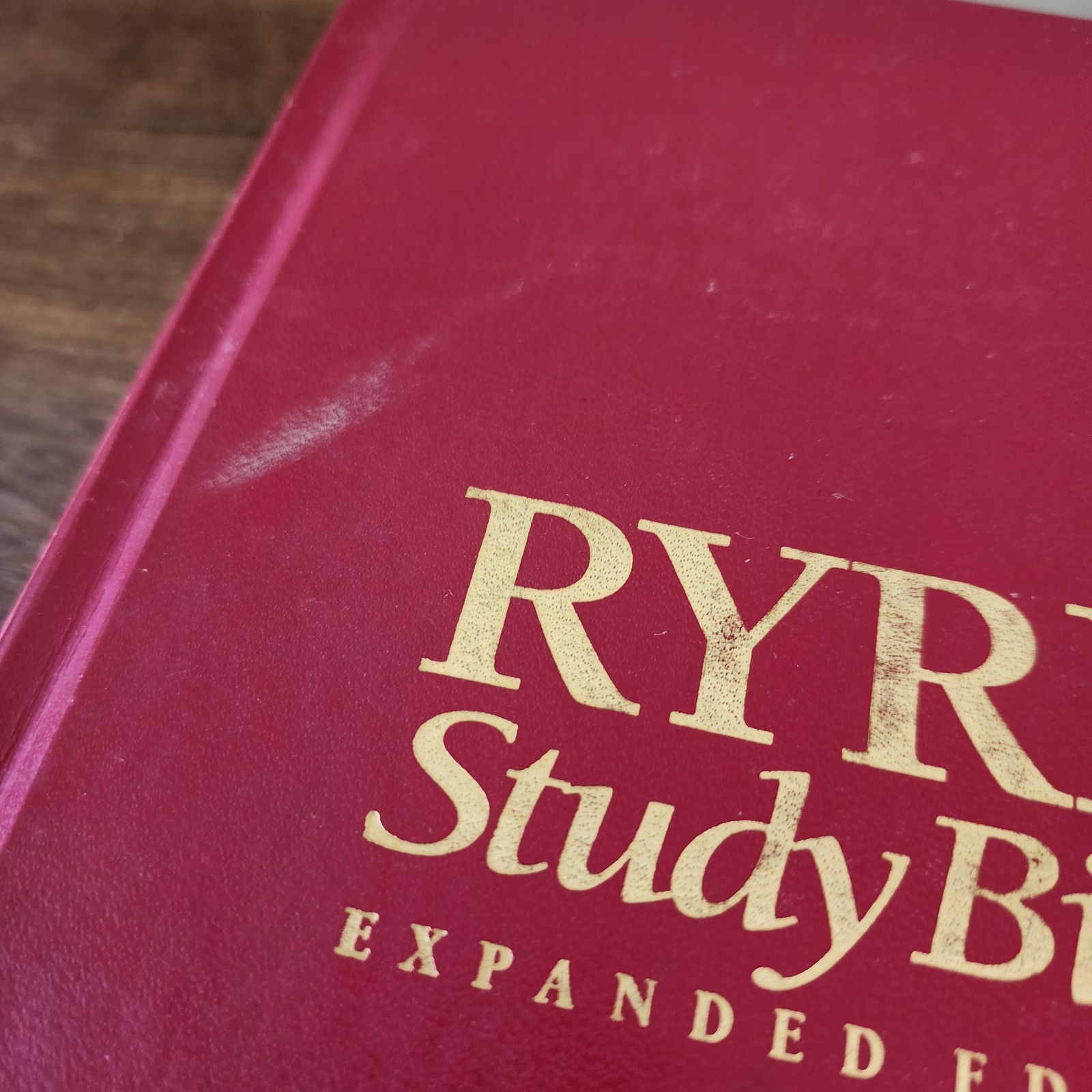 Ryrie Study Bible Expanded Ed NIV Red Letter Holy Word Moody Vtg 1994 HC