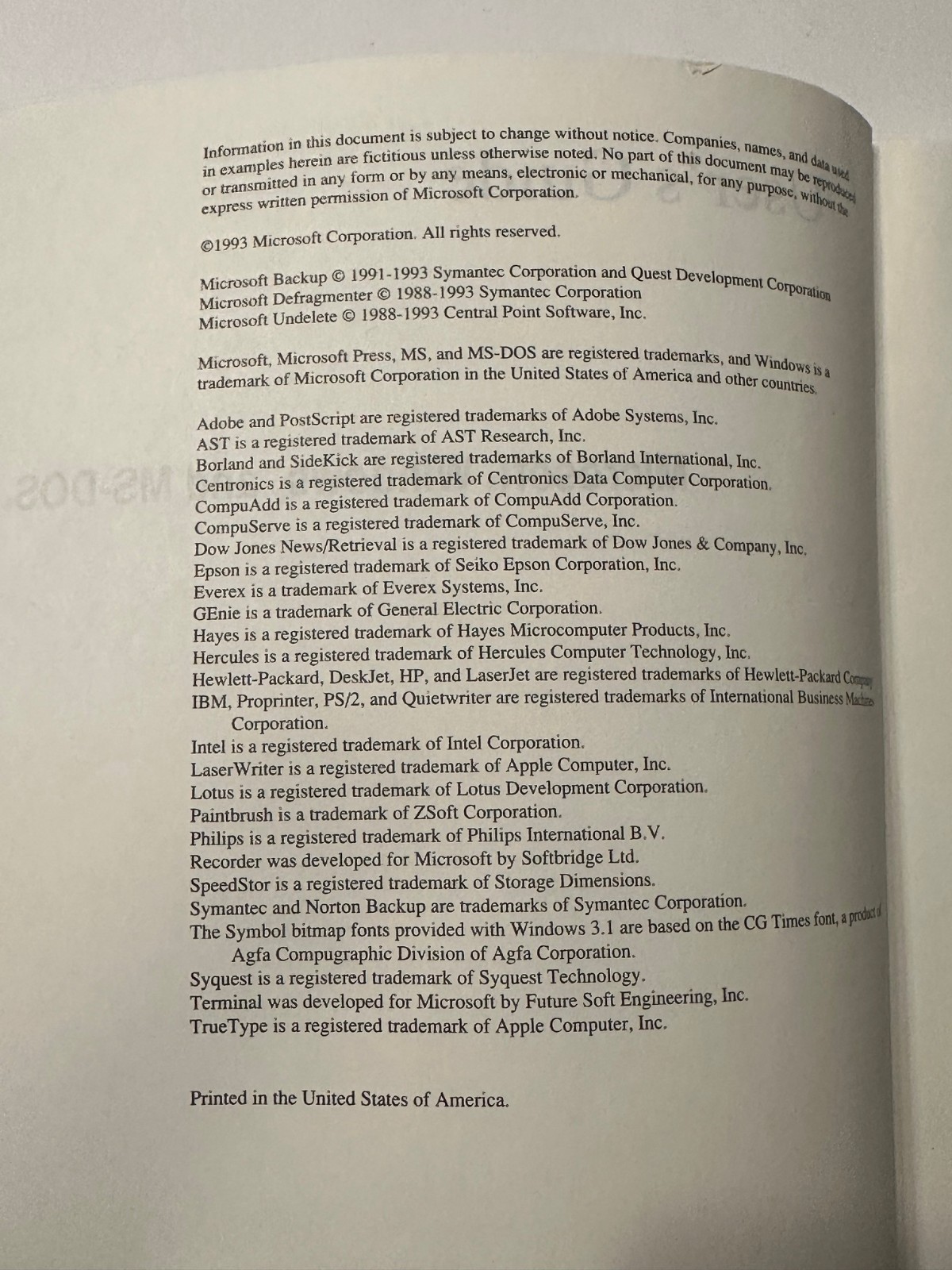 RARE: 1993 “AST Computer” branded – Windows & MS-Dos 6.2 User Guide – Book ONLY