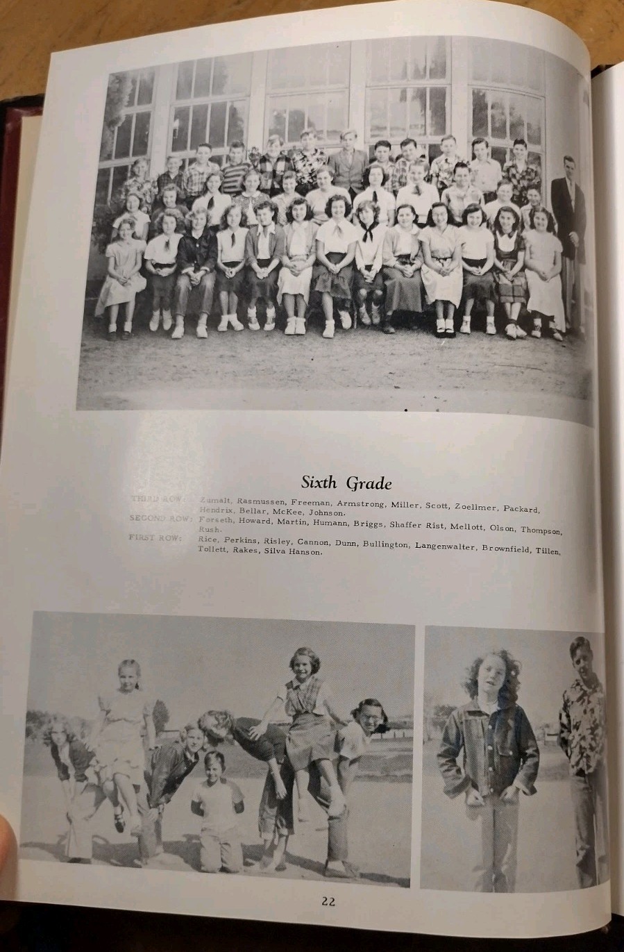 1952 GERBER UNION Elementary School K-8 Yearbook (Red Bluff, CA) Good Condition