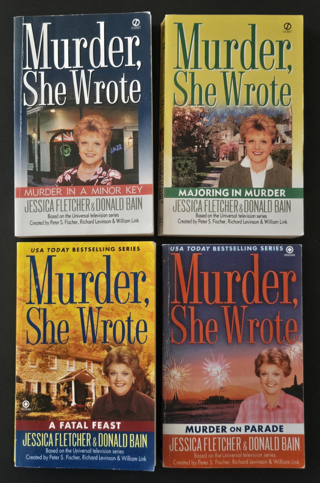 Murder She Wrote Book Lot 14 Paperback Mystery Jessica Fletcher 8 First Printing