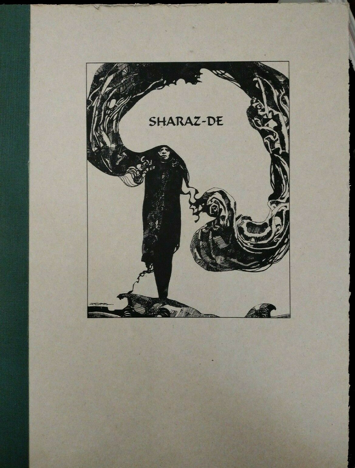 Sharaz-De: Tales from the Arabian Nights by Sergio Toppi (2000, Hardcover) RARE!