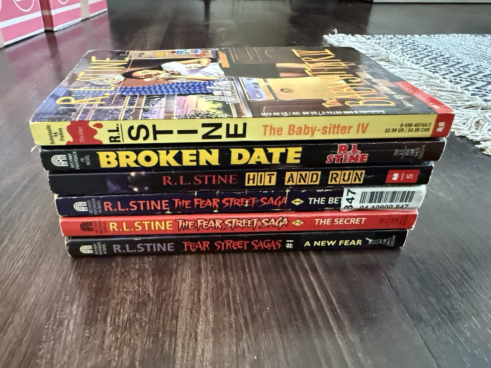 Lot of 6 Fear Street Books R.L. Stine 90’s Youth Horror The Secret Betrayal