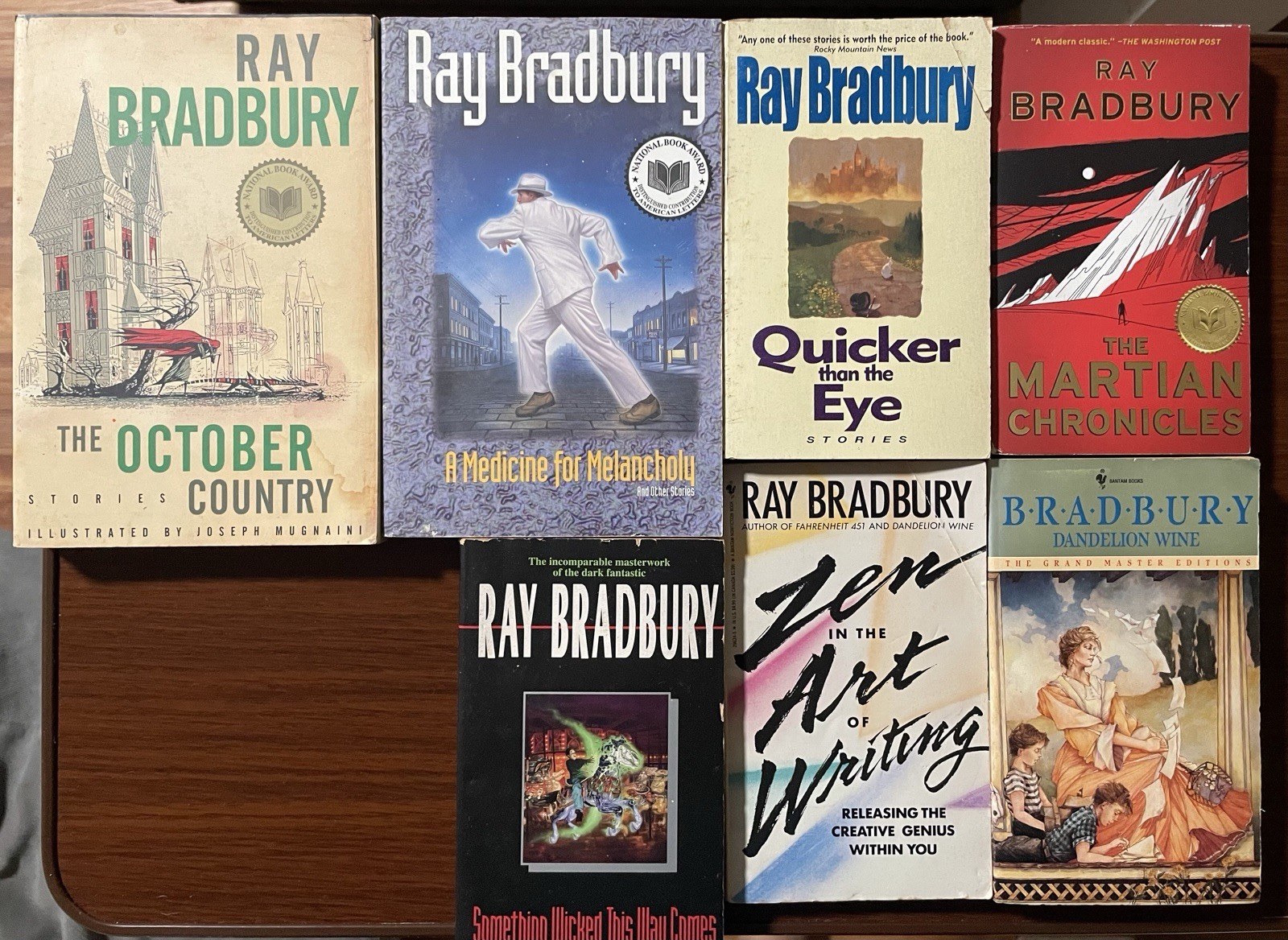 Ray Bradbury Lot 7 Books!