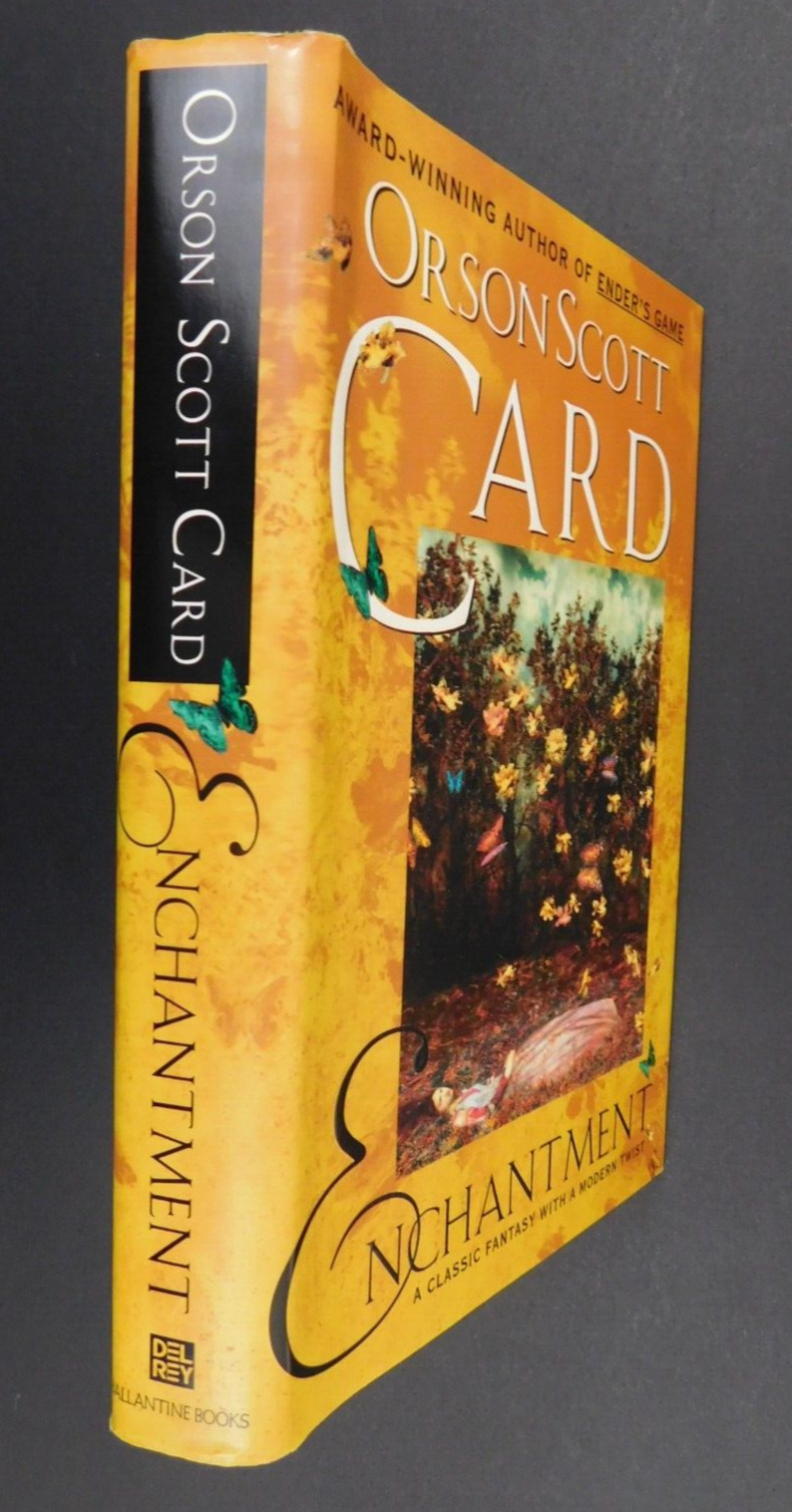 *SIGNED* plate 1999 ORSON SCOTT CARD 1st/2nd ENCHANTMENT 390 pages HCDJ Unread