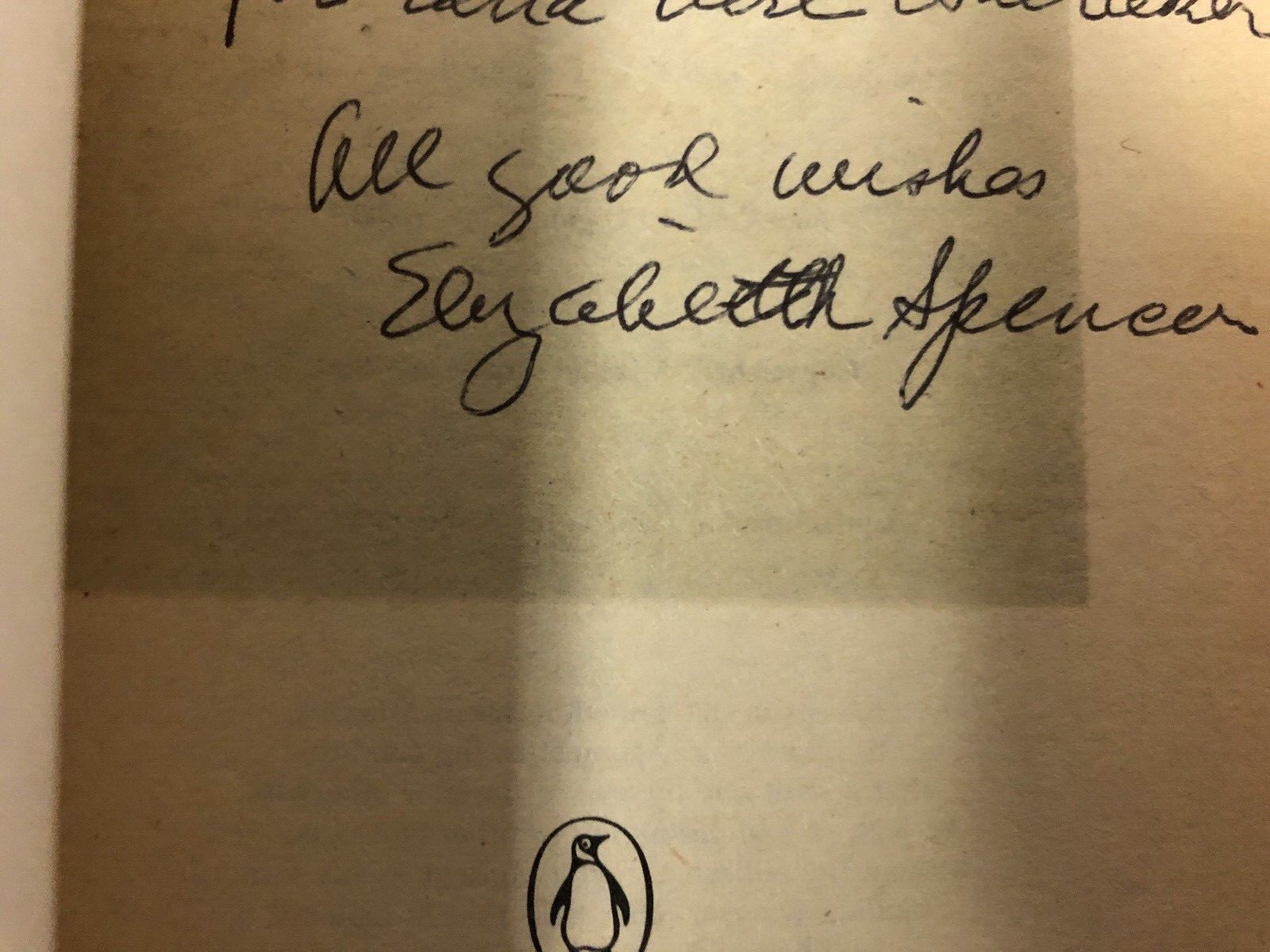 Mississippi author Elizabeth Spencer signed inscribed STORIES foreword by Welty