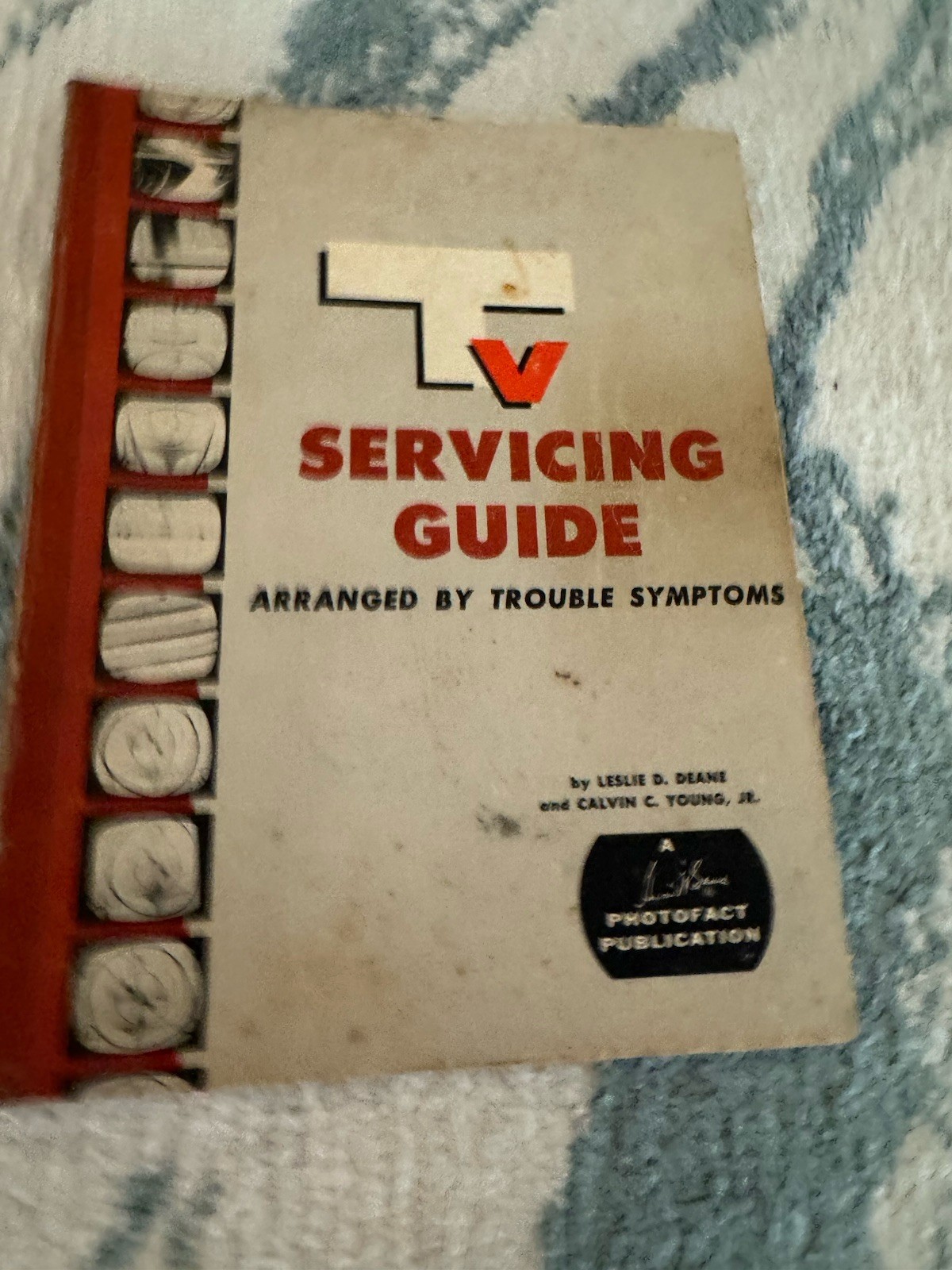 Vintage TV Servicing Guide Arranged By Trouble Symptoms Sams 1960s Repair Book