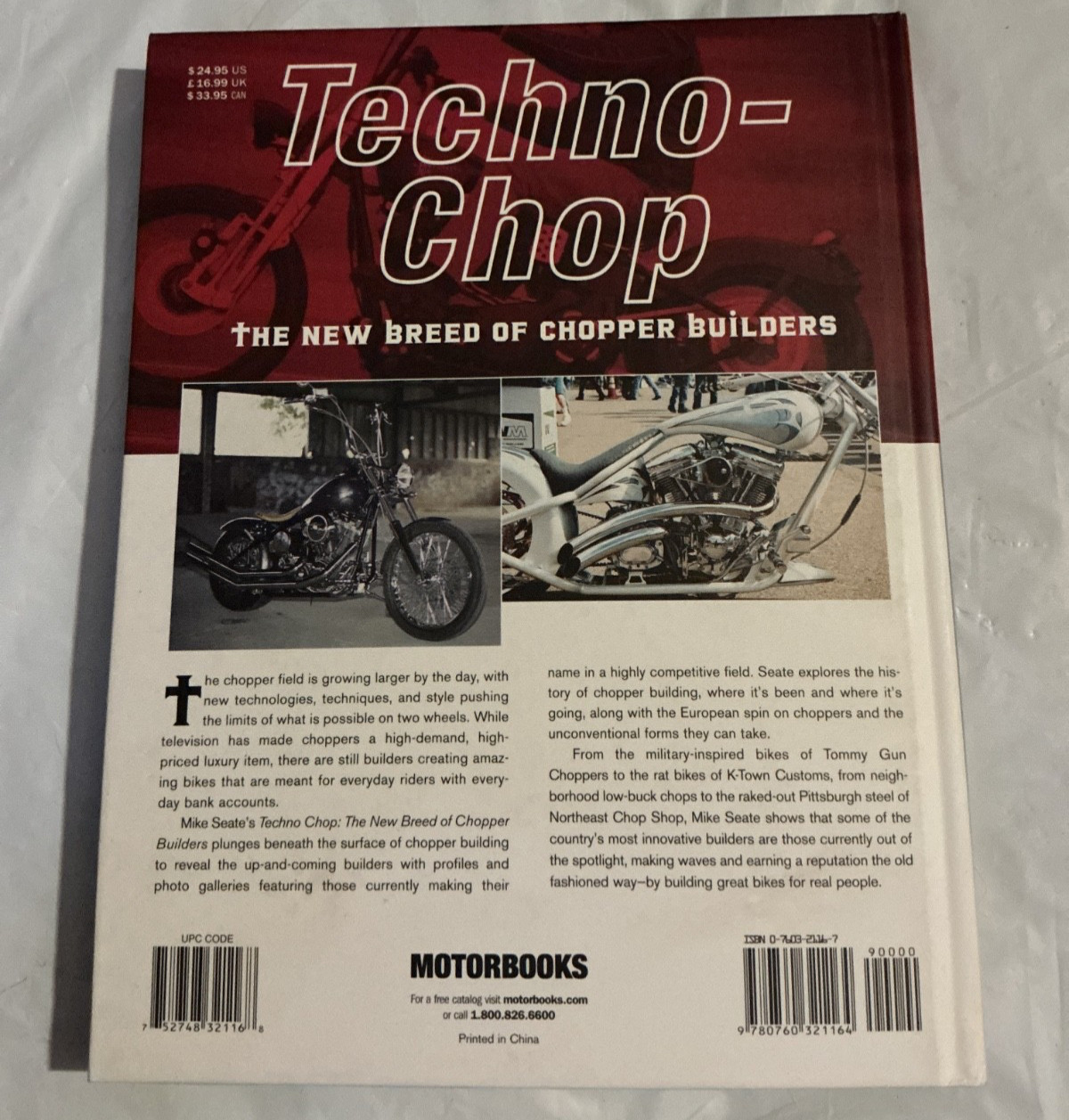 Techno-Chop : The New Breed of Chopper Builders by Mike Seate (2005) 127 pages