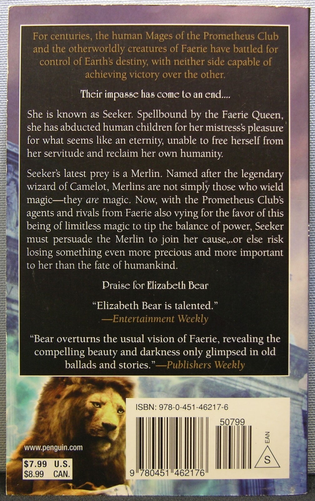Bear, Elizabeth – Blood and Iron [Promethean Age #1] PB 1st Printing 2008 VG+