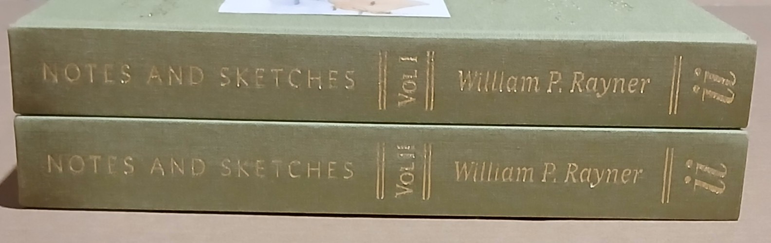 Notes and Sketches Volumes 1 2 by William P. Rayner 2013 Hardcovers w Slipcase