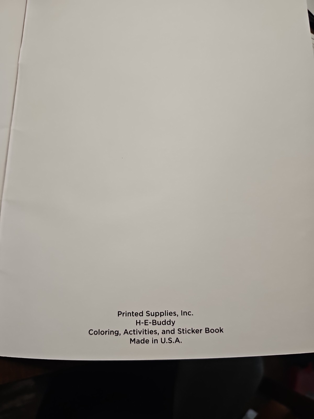 H-E-B HEBuddy Coloring Activity Book w/ Stickers 20 Pages Texas Exclusive Rare