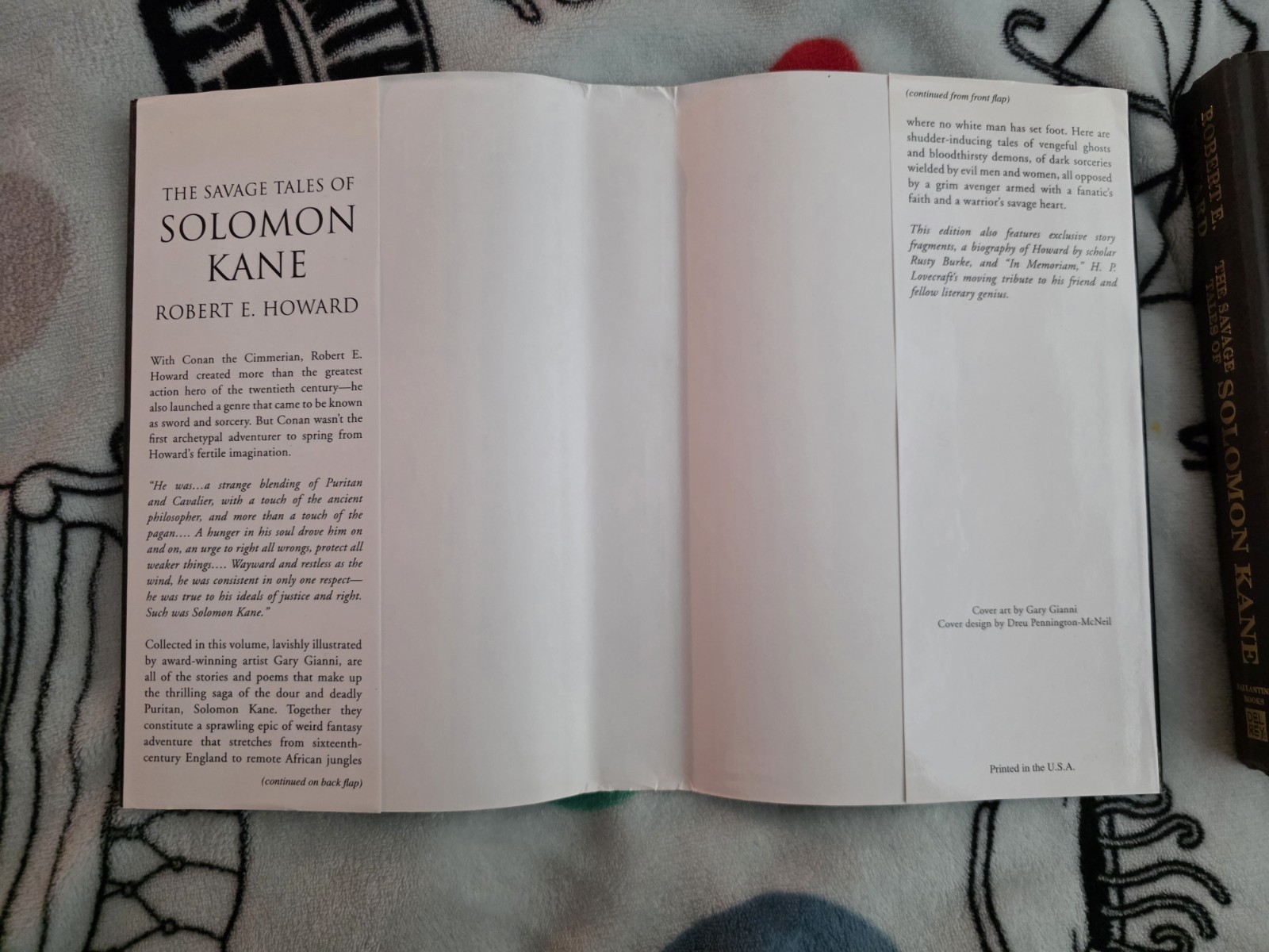 Robert E. Howard Savage Tales of Solomon Kane Hardcover Illustrated Del Rey 1998