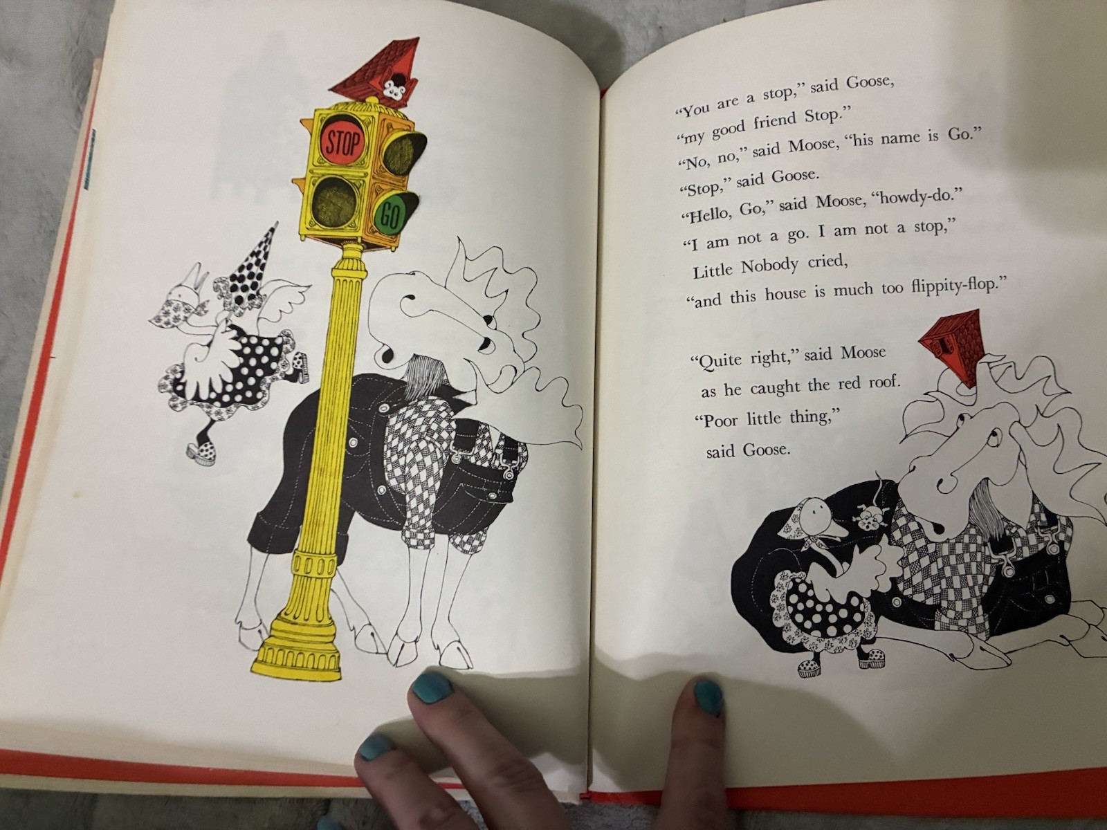 Moose Goose And Little Nobody by Ellen Raskin 1974