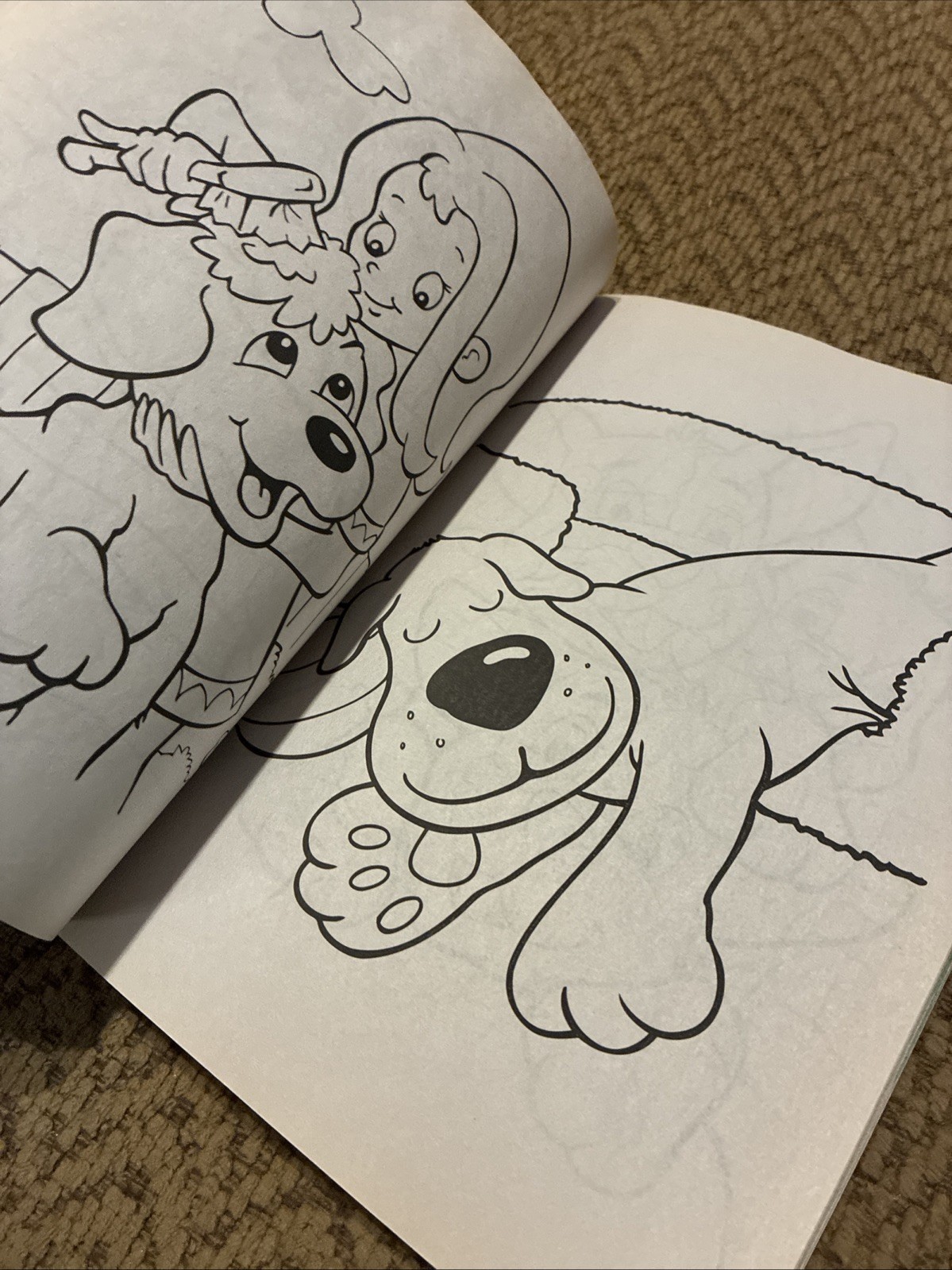 Bendon Playful Puppies Giant Coloring Activity Book Tear Share 150+ Pages New