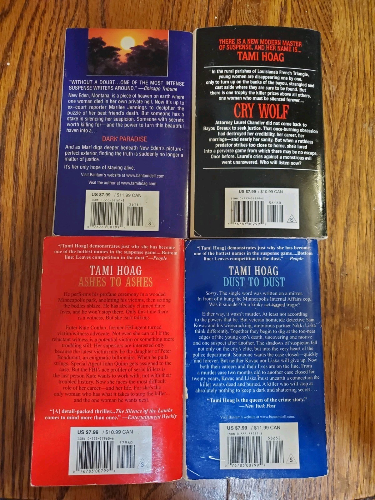 Tami Hoag Paper Back Books Lot Of 4