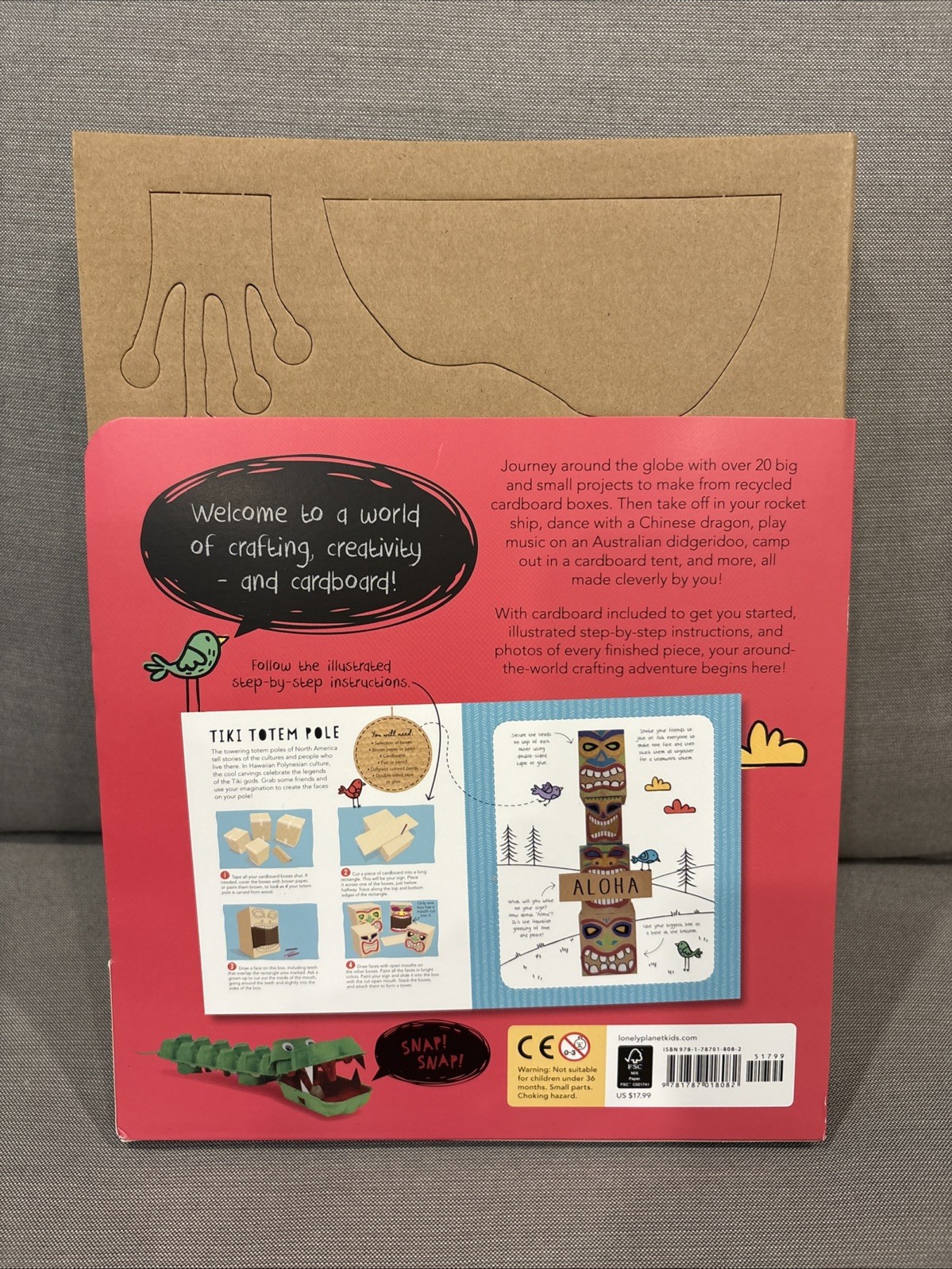 Cardboard Box Creations Laura Baker Lonely Planet Kids 2018 Book 99% Complete