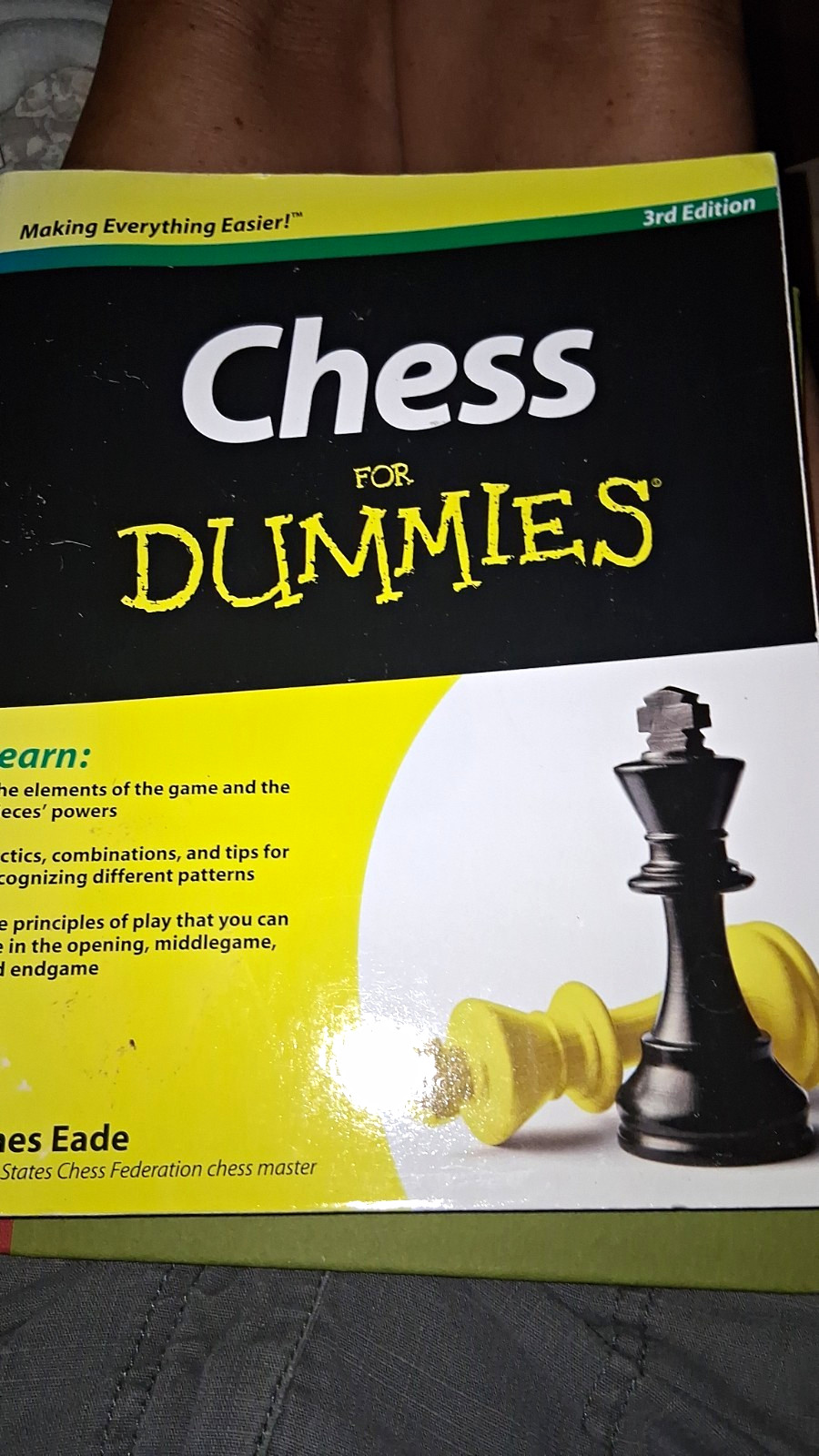 John Wiley & Sons Chess For Dummies 3rd Ed By James Eade PB 2011