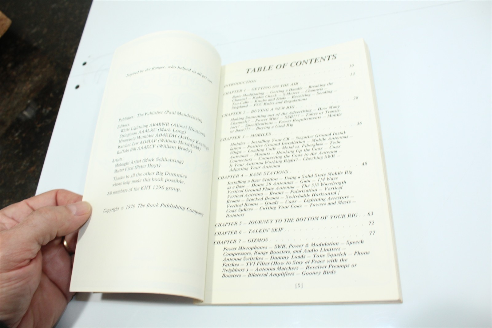 1976 The Big Dummy’s Guide To C.B. Radio Book 127 Pages