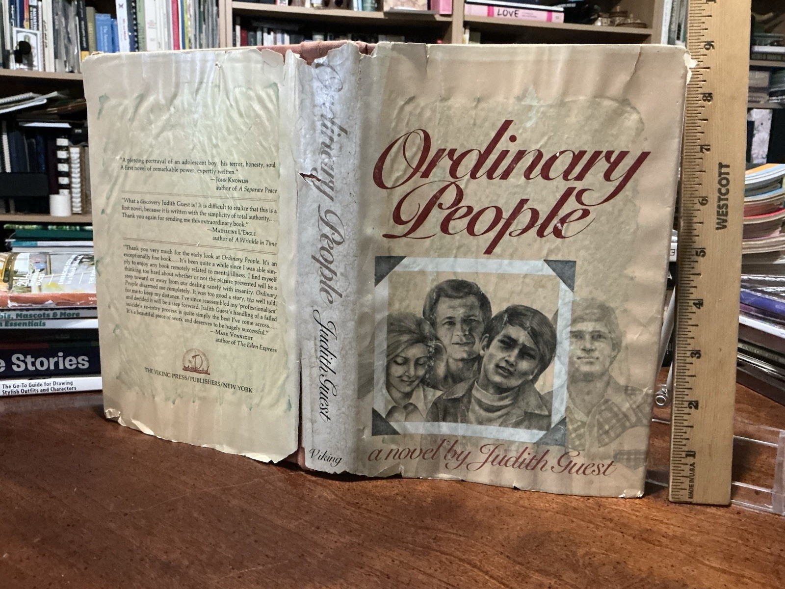 Judith Guest ORDINARY PEOPLE – 1976 Viking HC/DJ