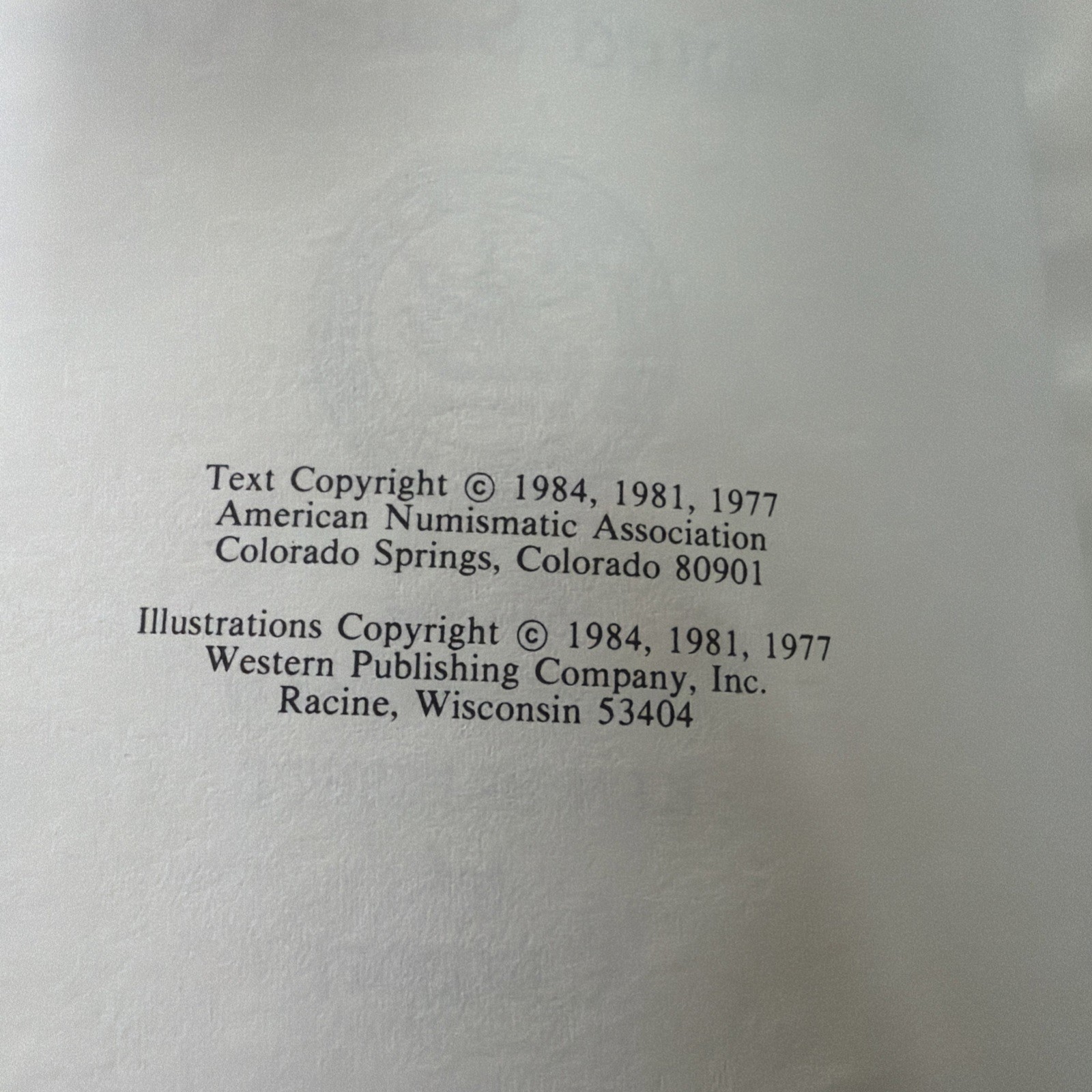 Official A. N. A. Grading Standards for United States Coins