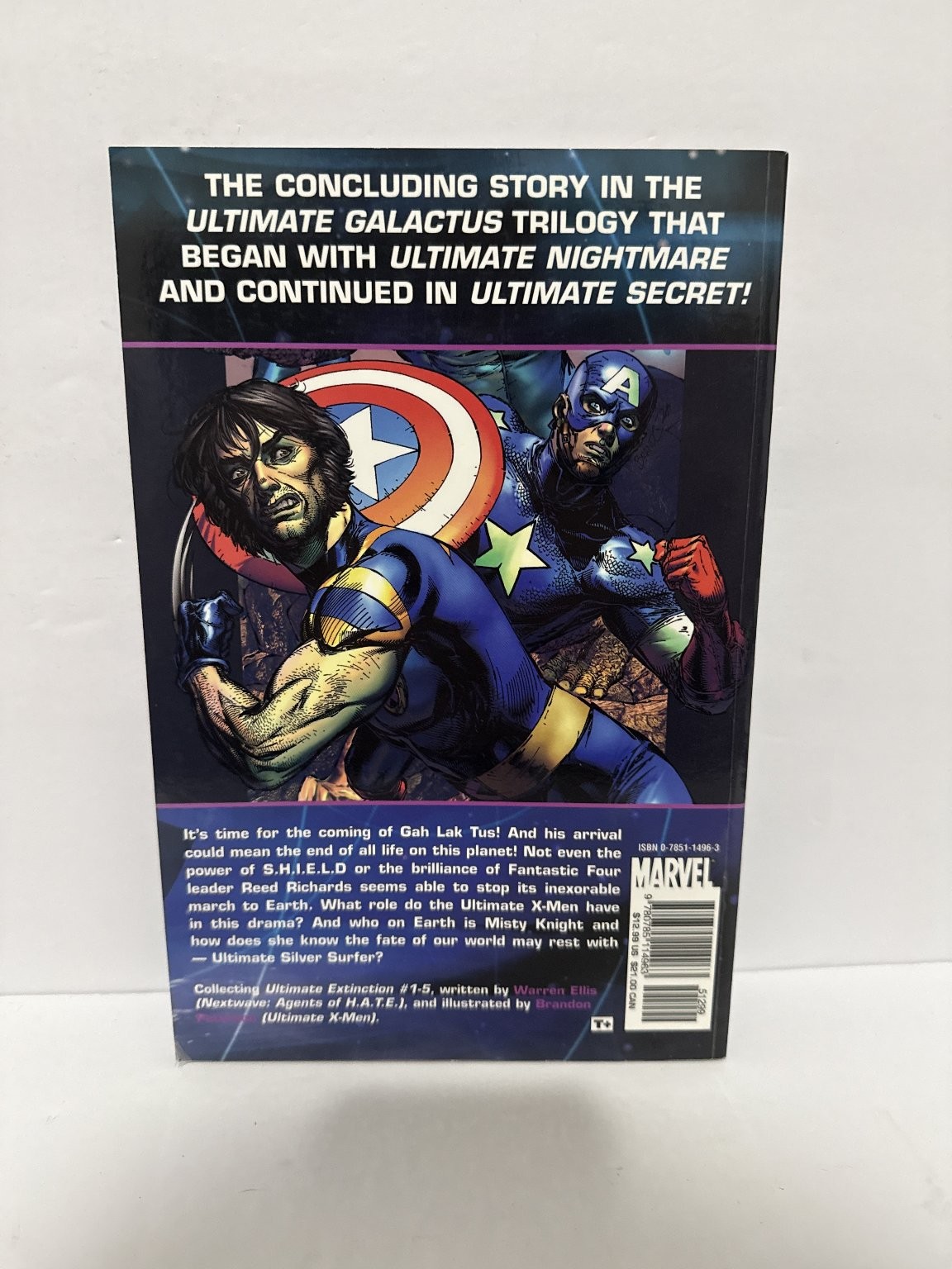 Ultimate Extinction Warren Ellis 2005 Marvel Comics Graphic Novel TPB