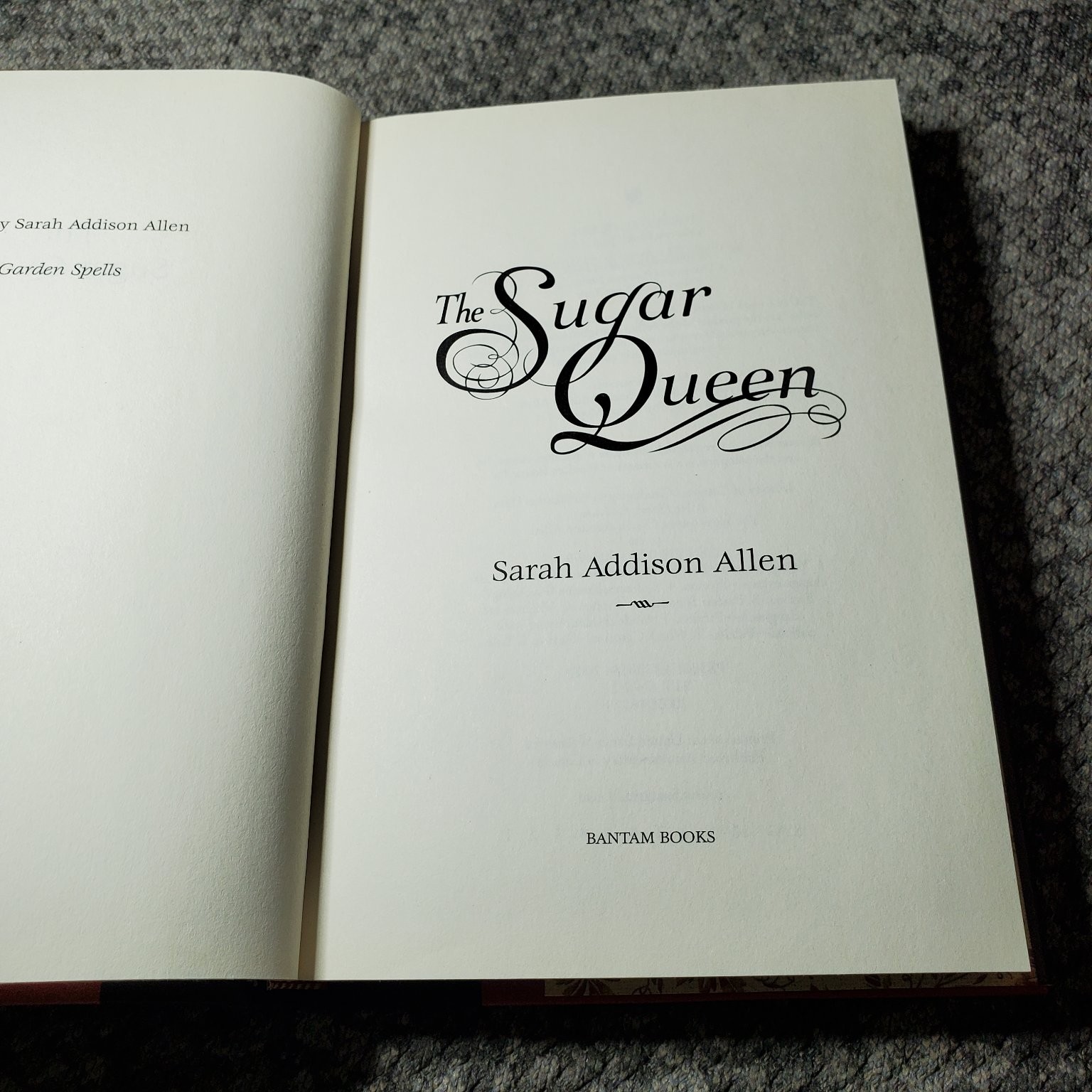 The Sugar Queen & Peach Keeper Sarah Addison Allen 2 Book Lot