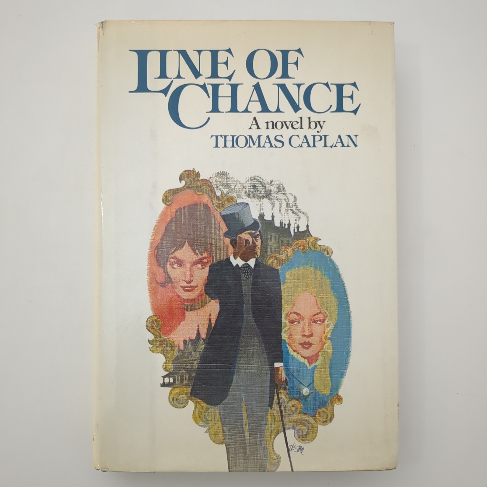 Line Of Chance Thriller Espionage Suspense Hardcover Book Thomas Caplan 1979