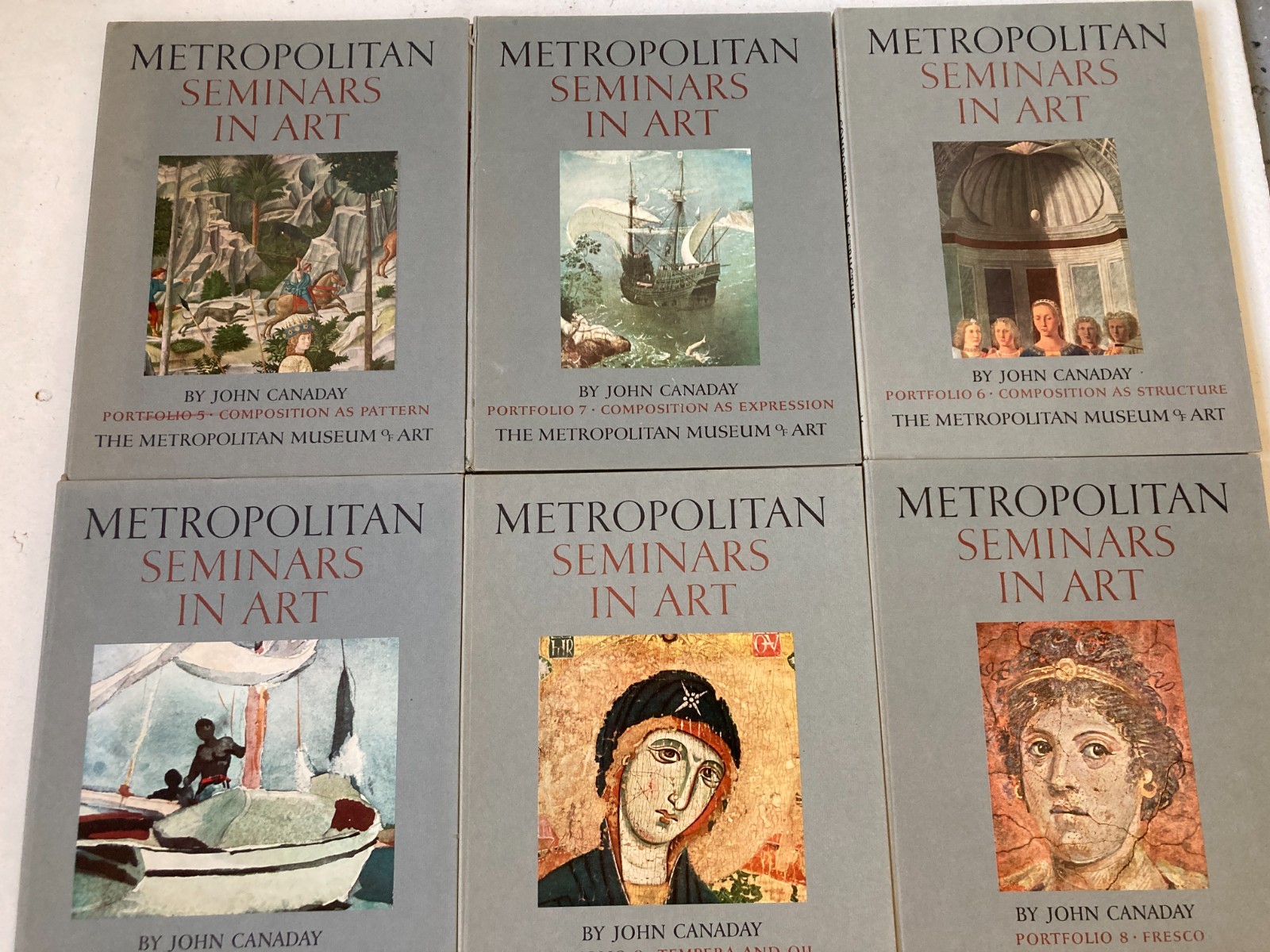 Metropolitan Seminars in Art 1959 Book Lot of 6 Page Inserts in all 5,6,7,8,9,10