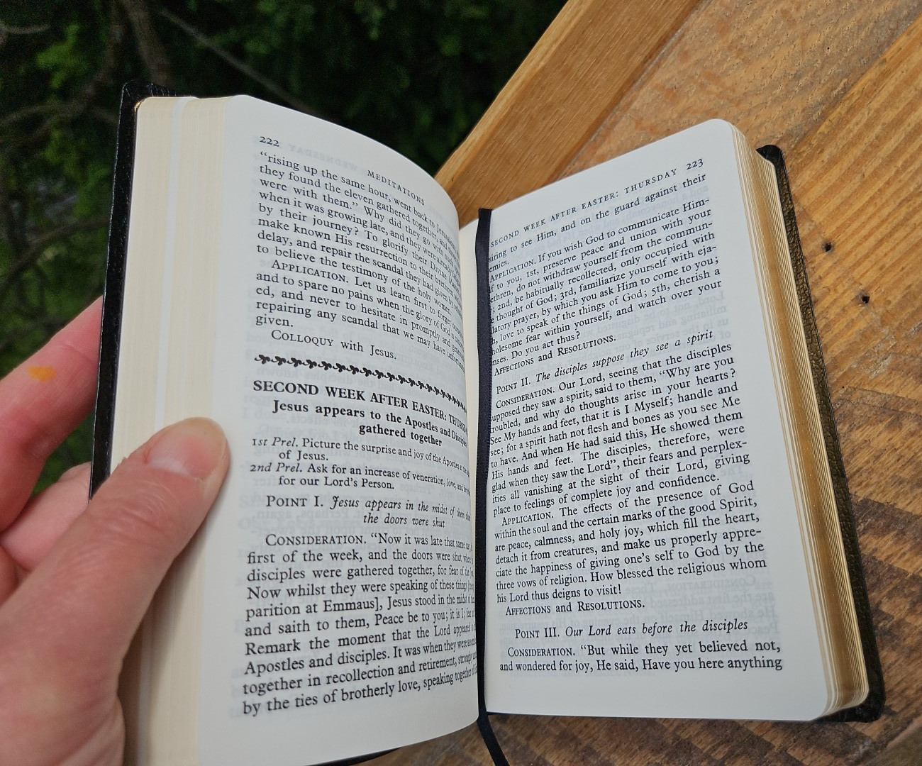 Practical Meditations: For Every Day in the Year Angelus Press Black Leathersoft