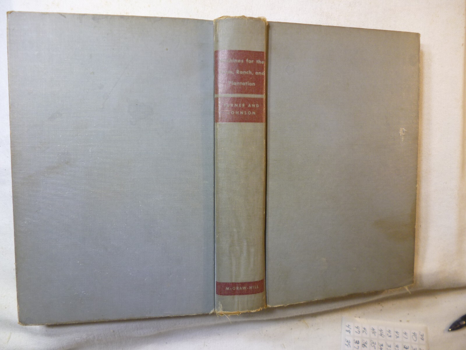 Machines for the Farm Ranch & Plantation by Turner – Johnson 1948 1st 18019
