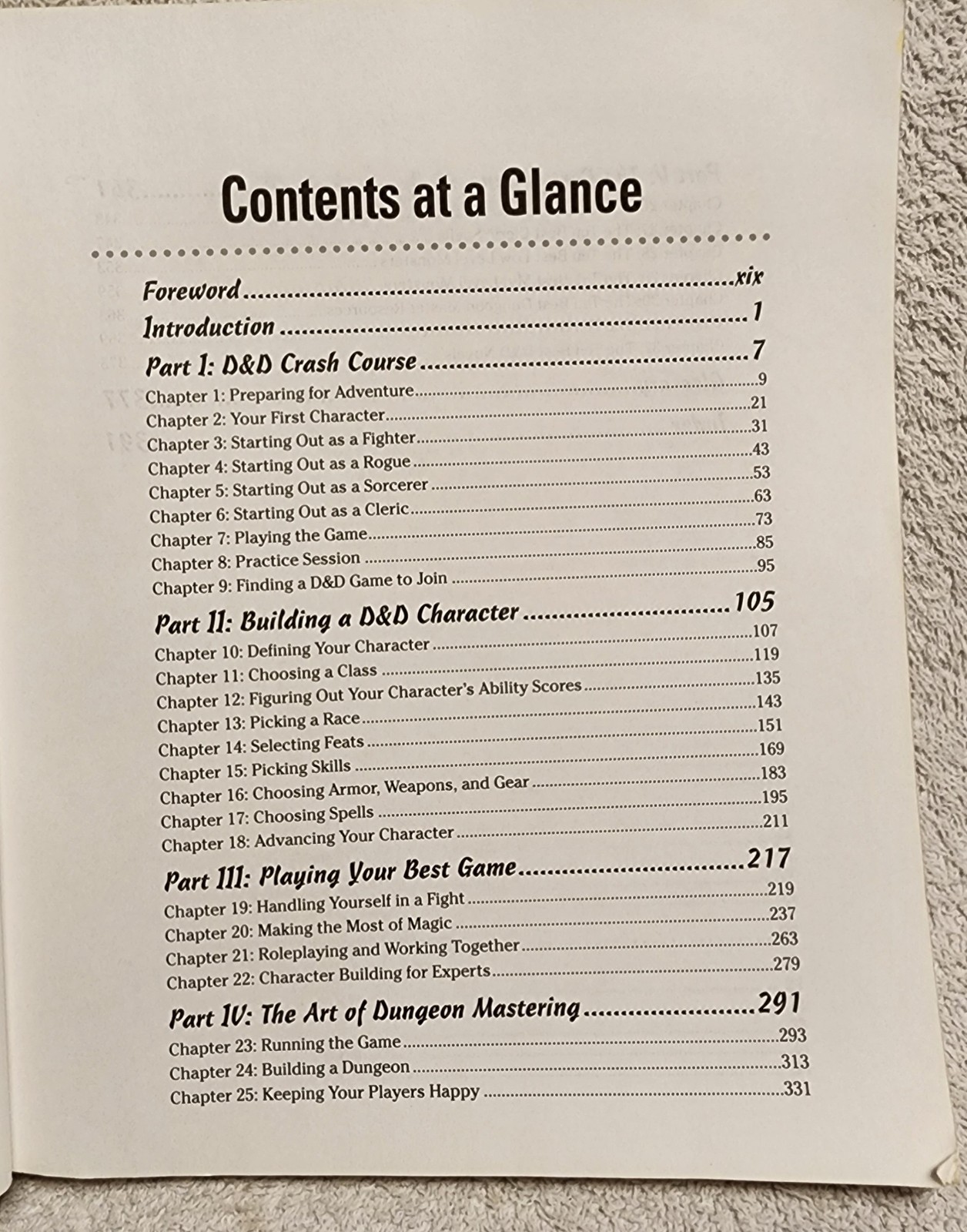 Dungeons & Dragons For Dummies Book D&D RPG Guide Reference Wiley No Map