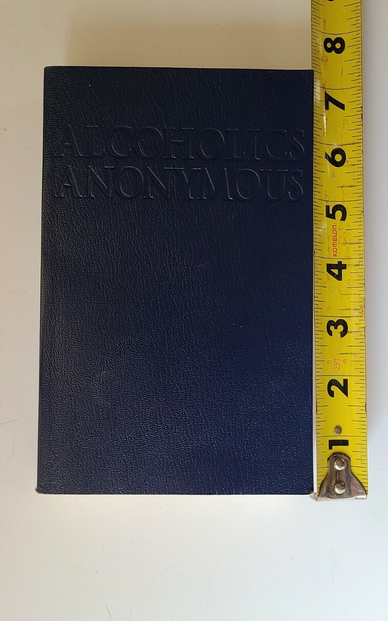 Alcoholics Anonymous 4TH EDITION BIG BOOK Blue Soft Cover Small 4.5 in x 7 in