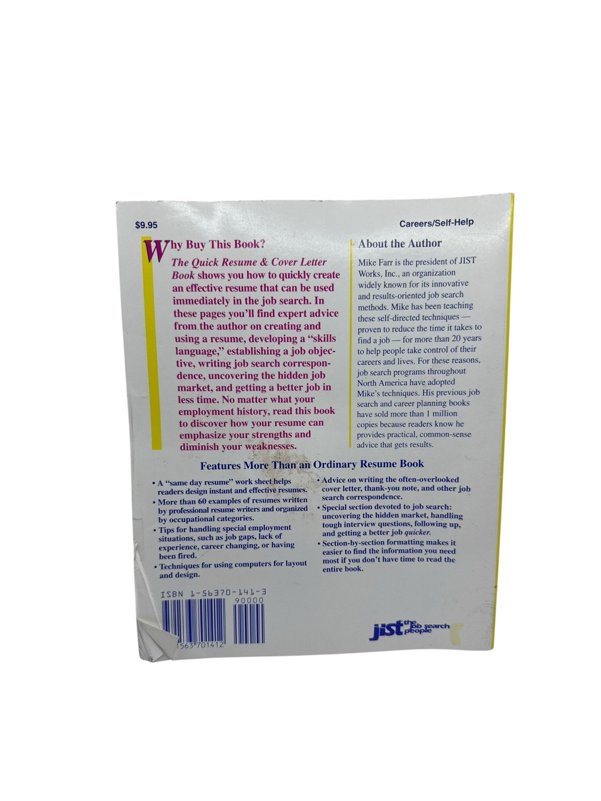 The Quick Resume & Cover Letter Book by J. Michael Farr
