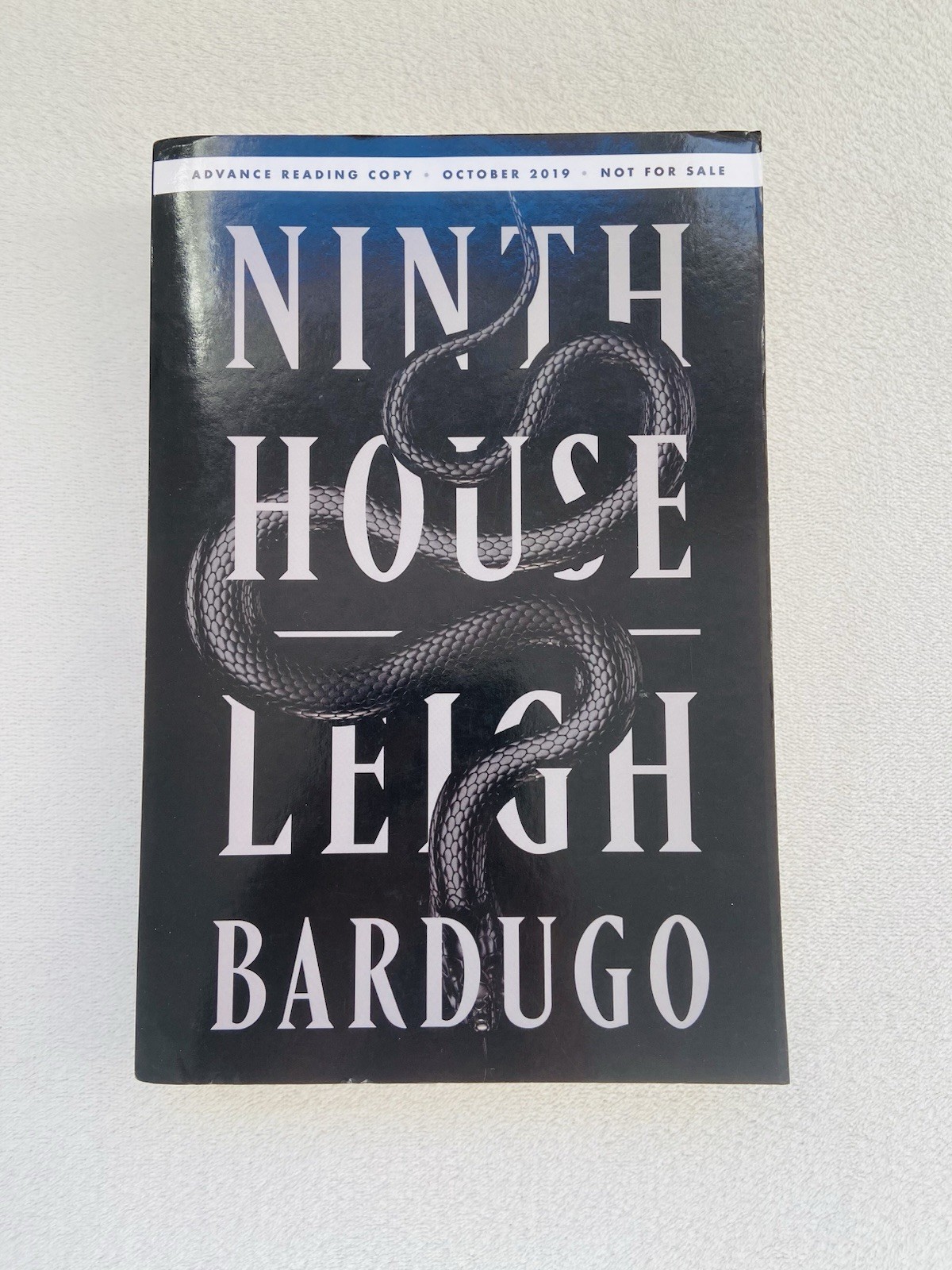 Leigh Bardugo Ninth House US uncorrected proof arc