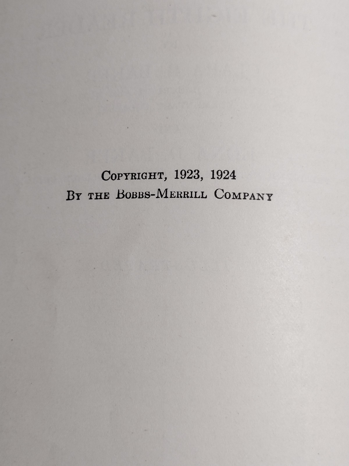 Bobbs Merrill Eighth Reader CR 1926 Vtg Baker Homeschool Distress 100 Yr. Old.