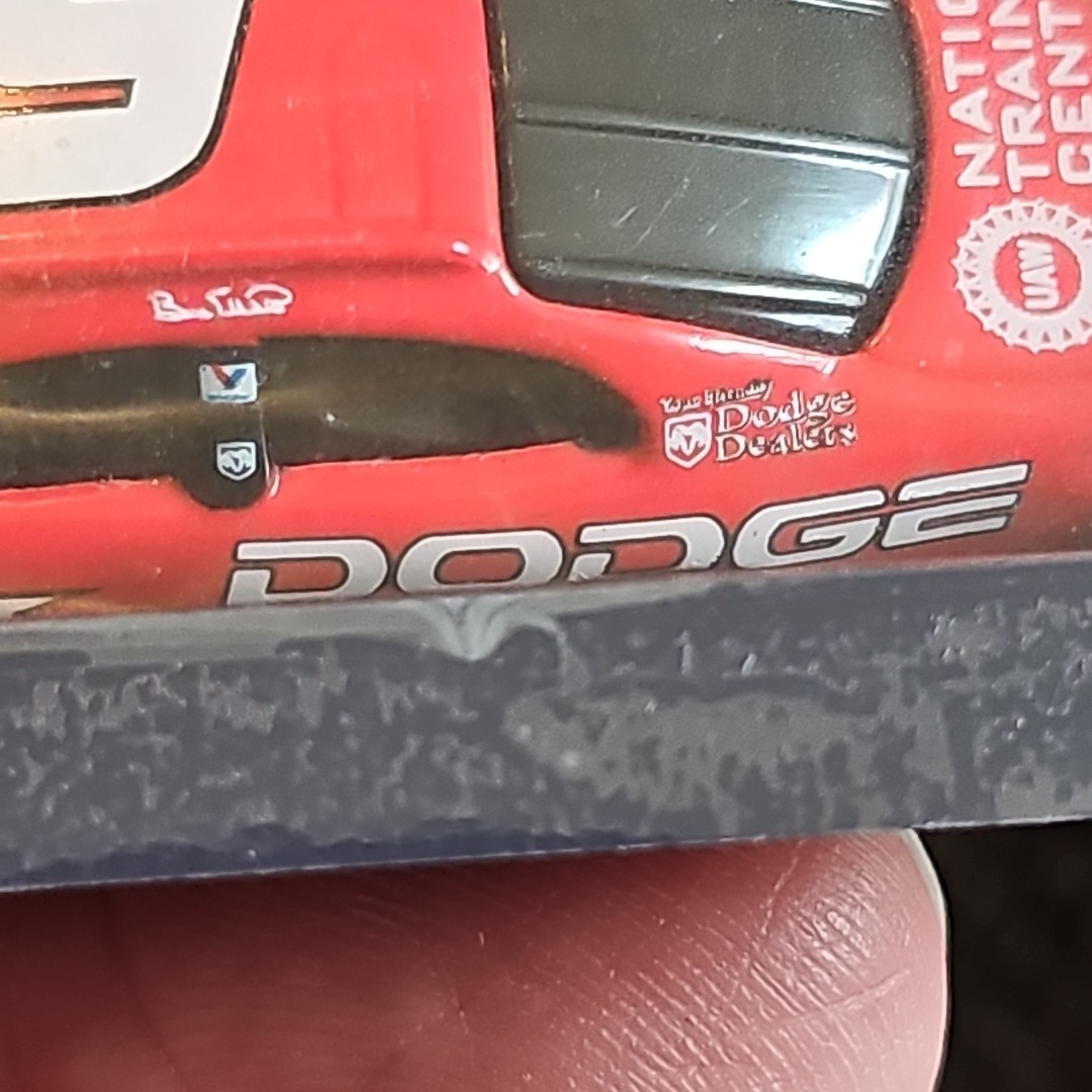 Dodge Returns to NASCAR 11.25 X 9.25″ + 1/64 Bill Elliott Nascar