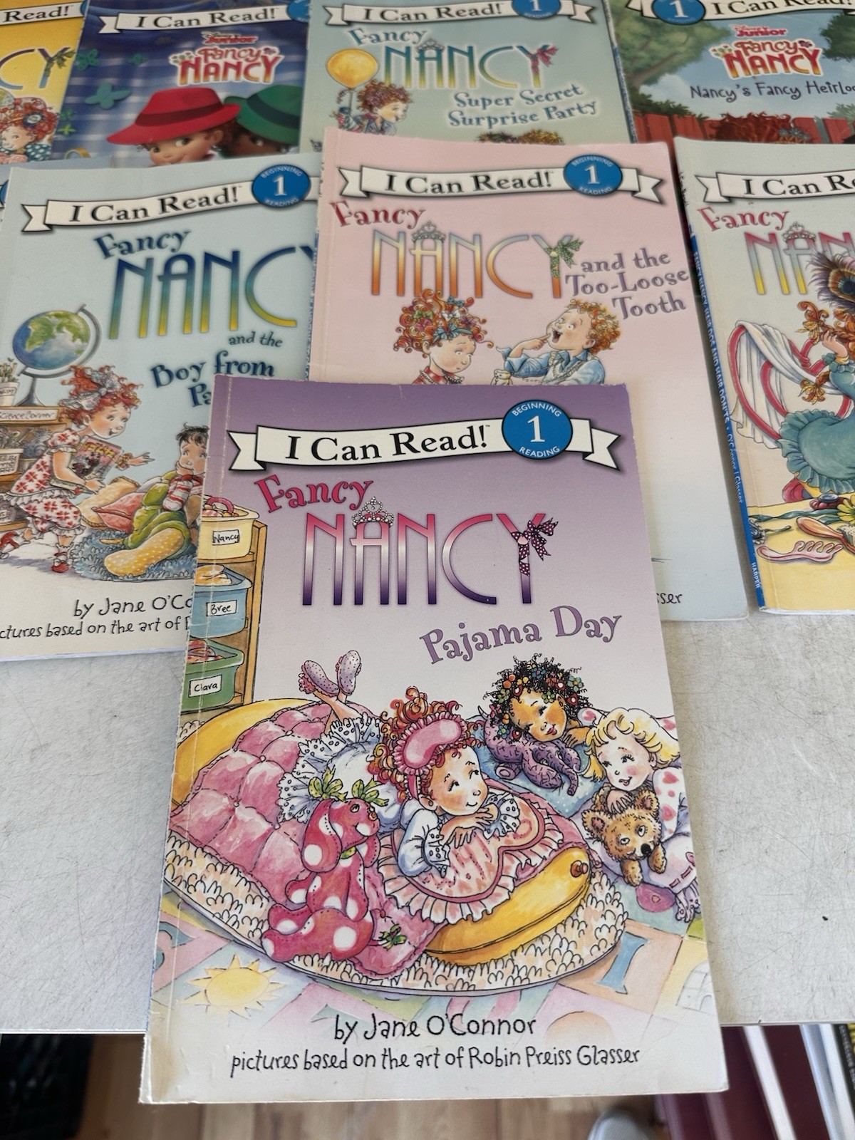 13 FANCY NANCY I Can Read LEVEL 1 Reader Book Lot (650)