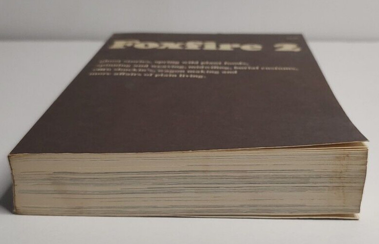 Foxfire 2 Eliot Wigginton Paperback Anchor Press 1973 Survival Ghost Plant Vtg