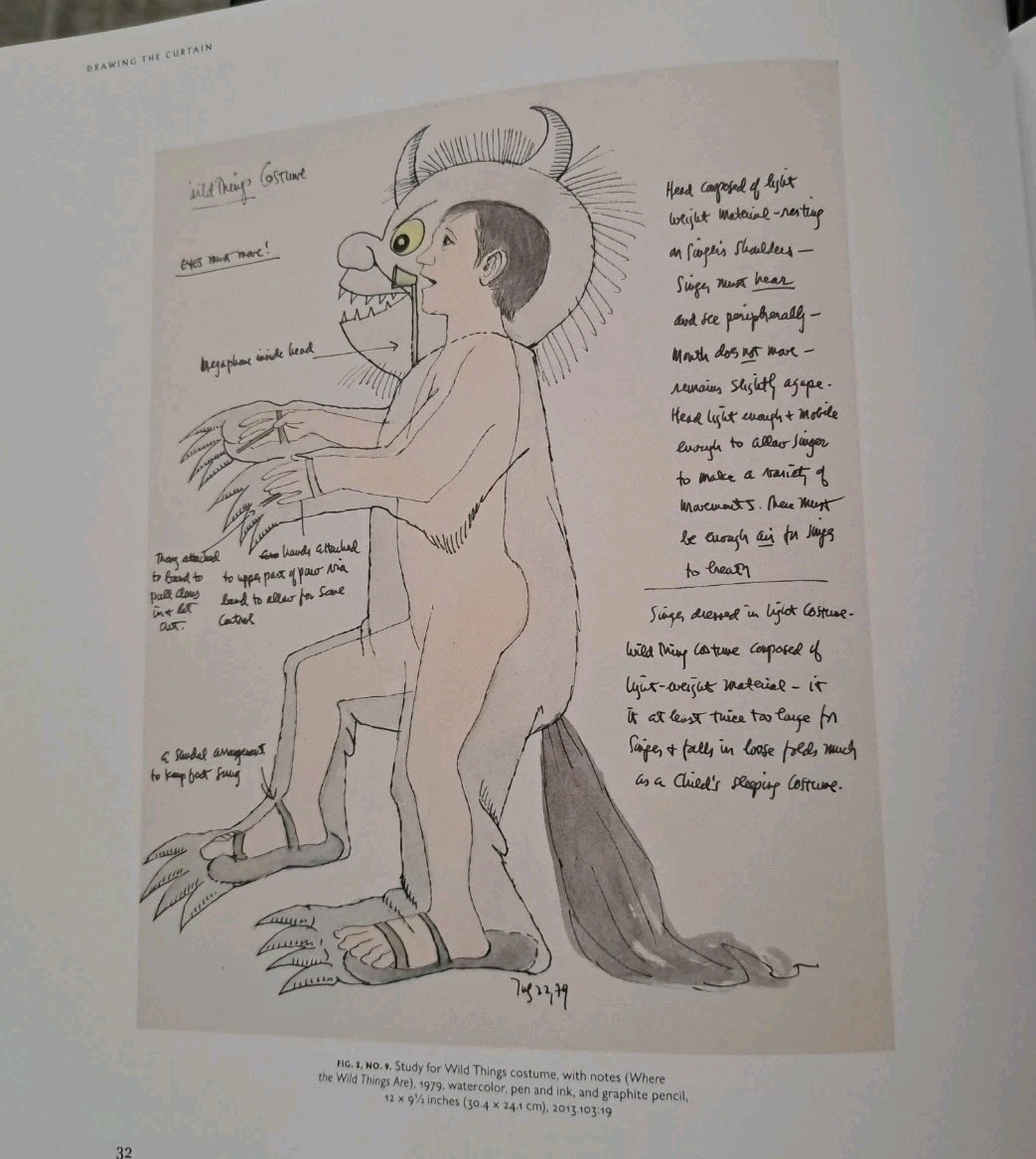 Drawing the Curtain: Maurice Sendak’s Designs for Opera and Ballet – LIKE NEW