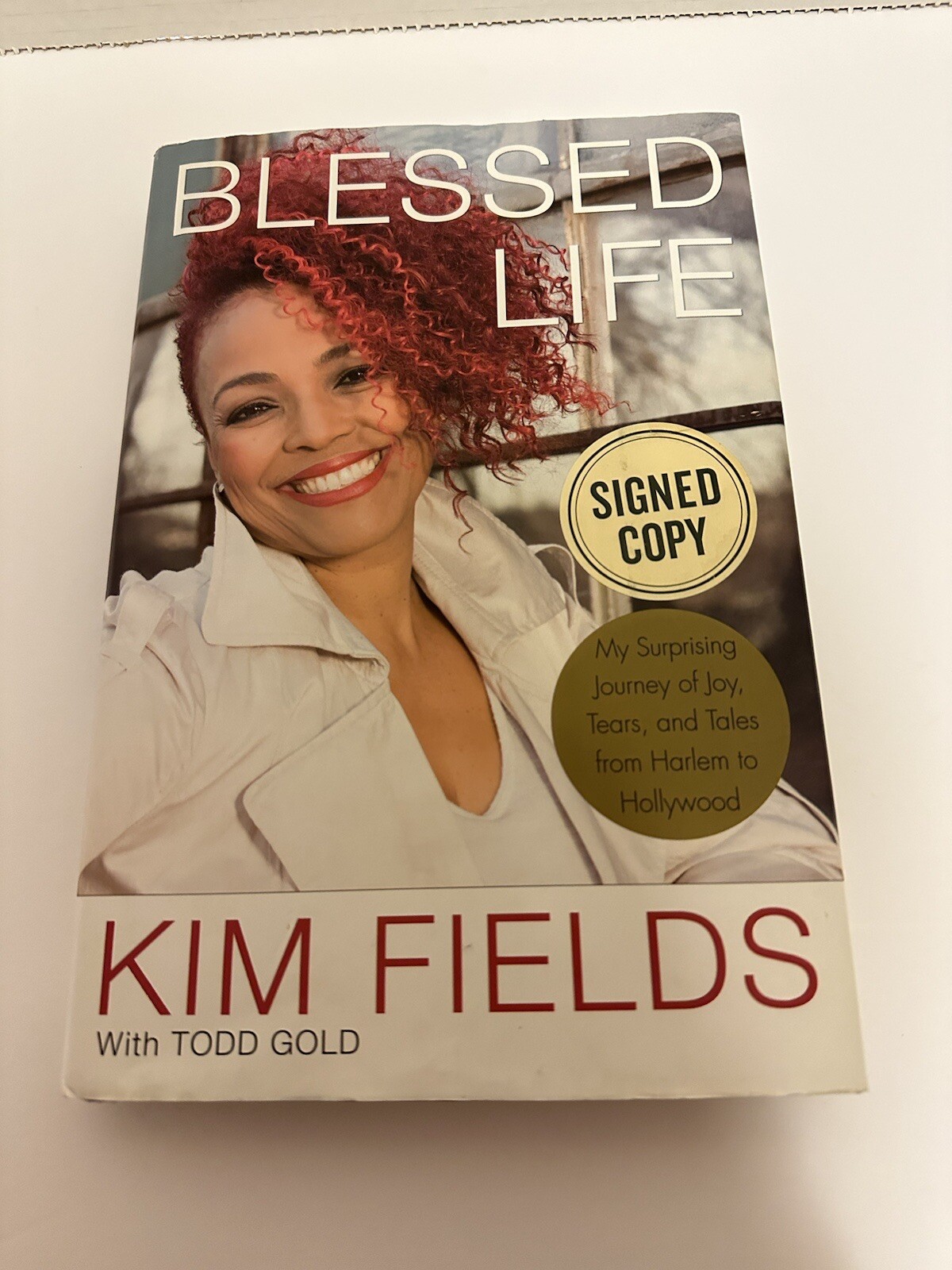 *SIGNED/AUTOGRAPHED Blessed Life by Kim Fields -HARDCOVER