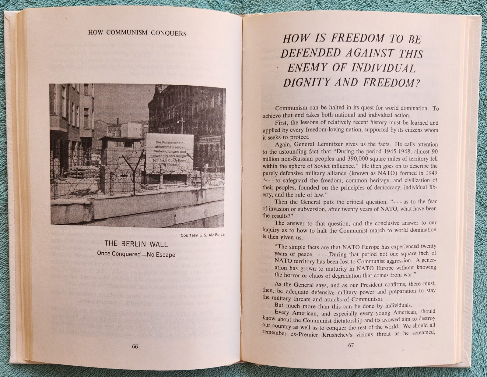 Dynamic Freedoms Our Freedom Documents 1977 Hardcover Revised Edition 136 Pages