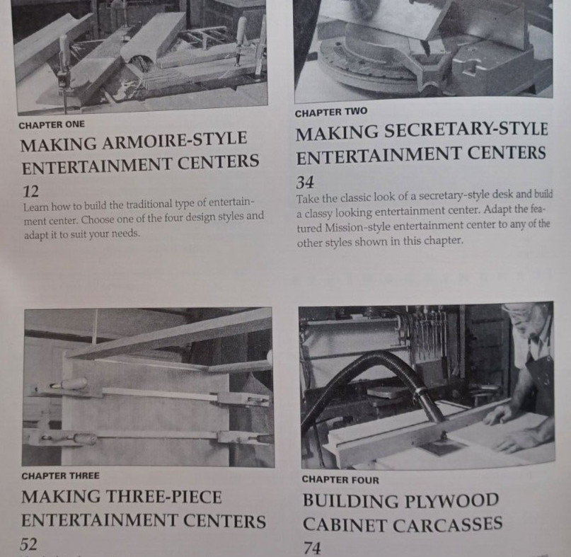 Build Your Own Entertainment Centers – Paperback By Andy Schultz 126 Pages