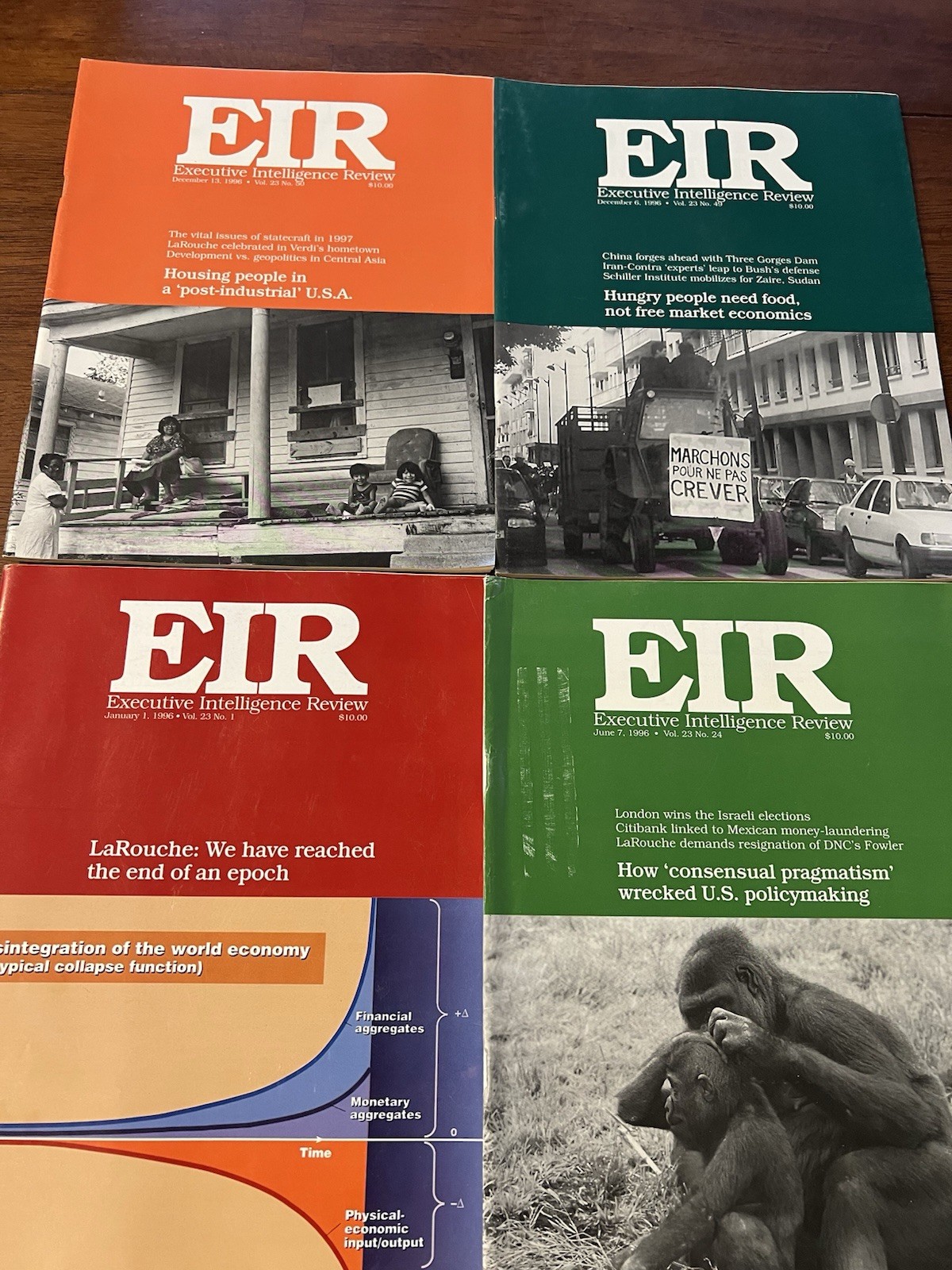 EIR Executive Intelligence Review 51 Issues 1996
